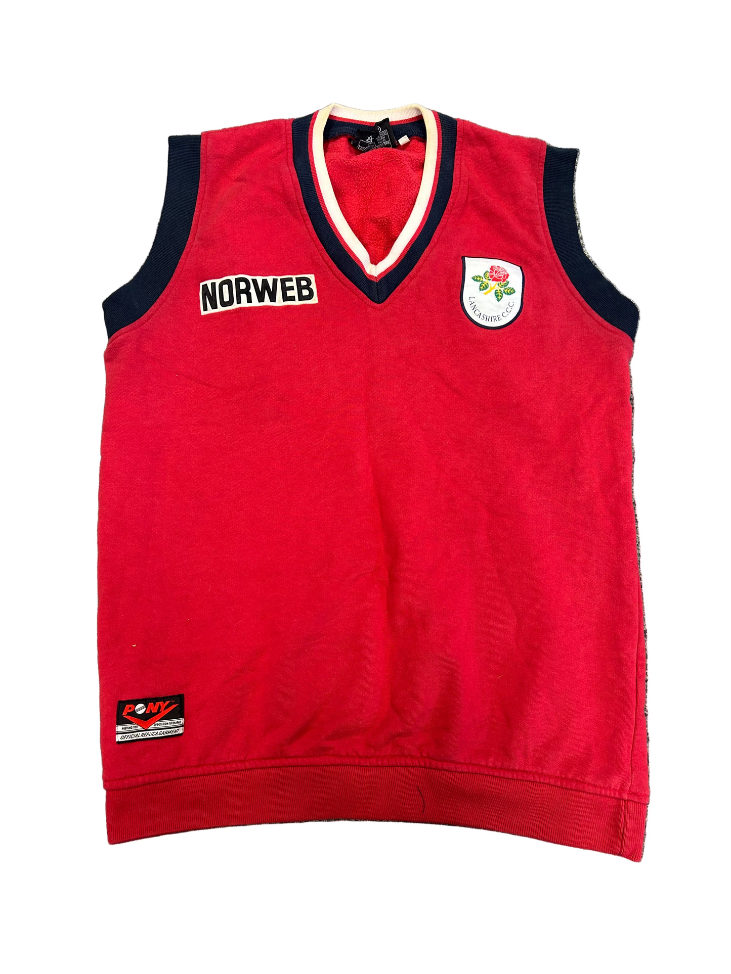 Nathan Wood Lancashire Axa League Match Worn Playing Pullover