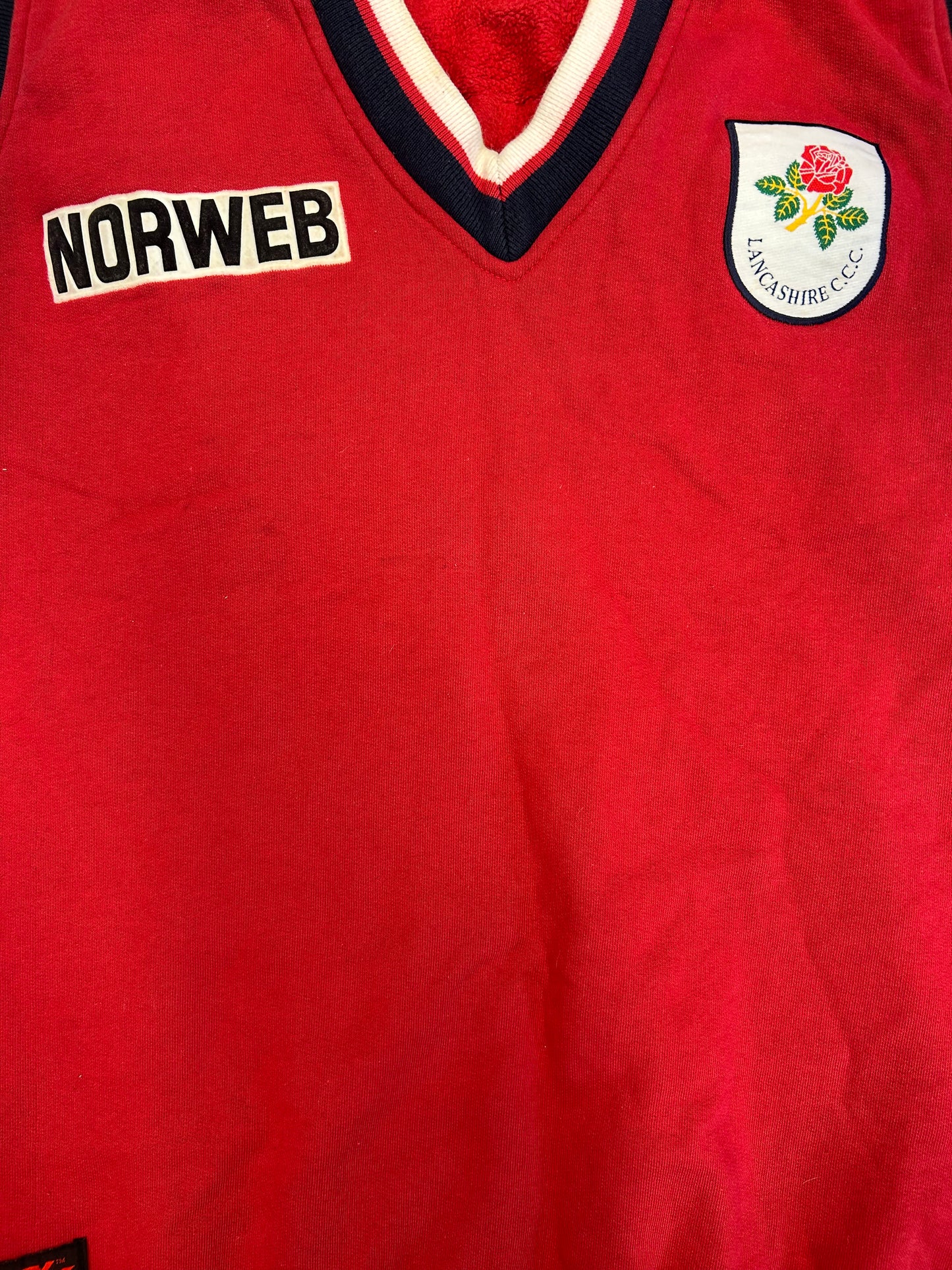 Nathan Wood Lancashire Axa League Match Worn Playing Pullover