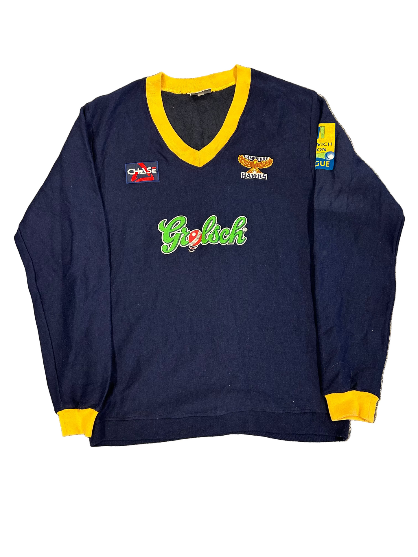 Zac Morris Hampshire Hawks NUL Match Worn LS Playing Jumper