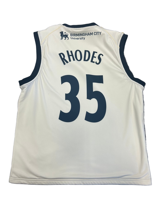 Will Rhodes Warwickshire 2022 County Championship Match Worn Playing Pullover