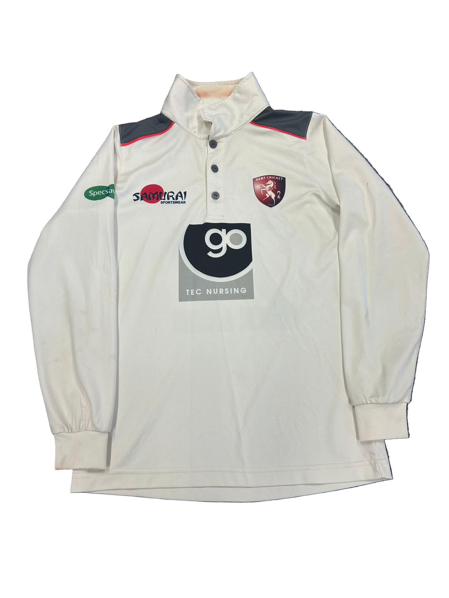 Jordan Cox Kent County Championship Match Worn LS Playing Shirt