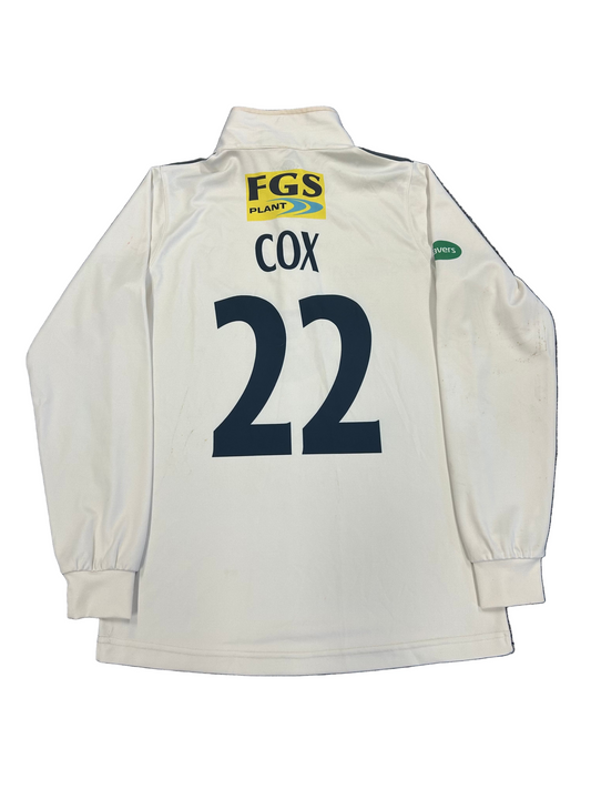 Jordan Cox Kent County Championship Match Worn LS Playing Shirt