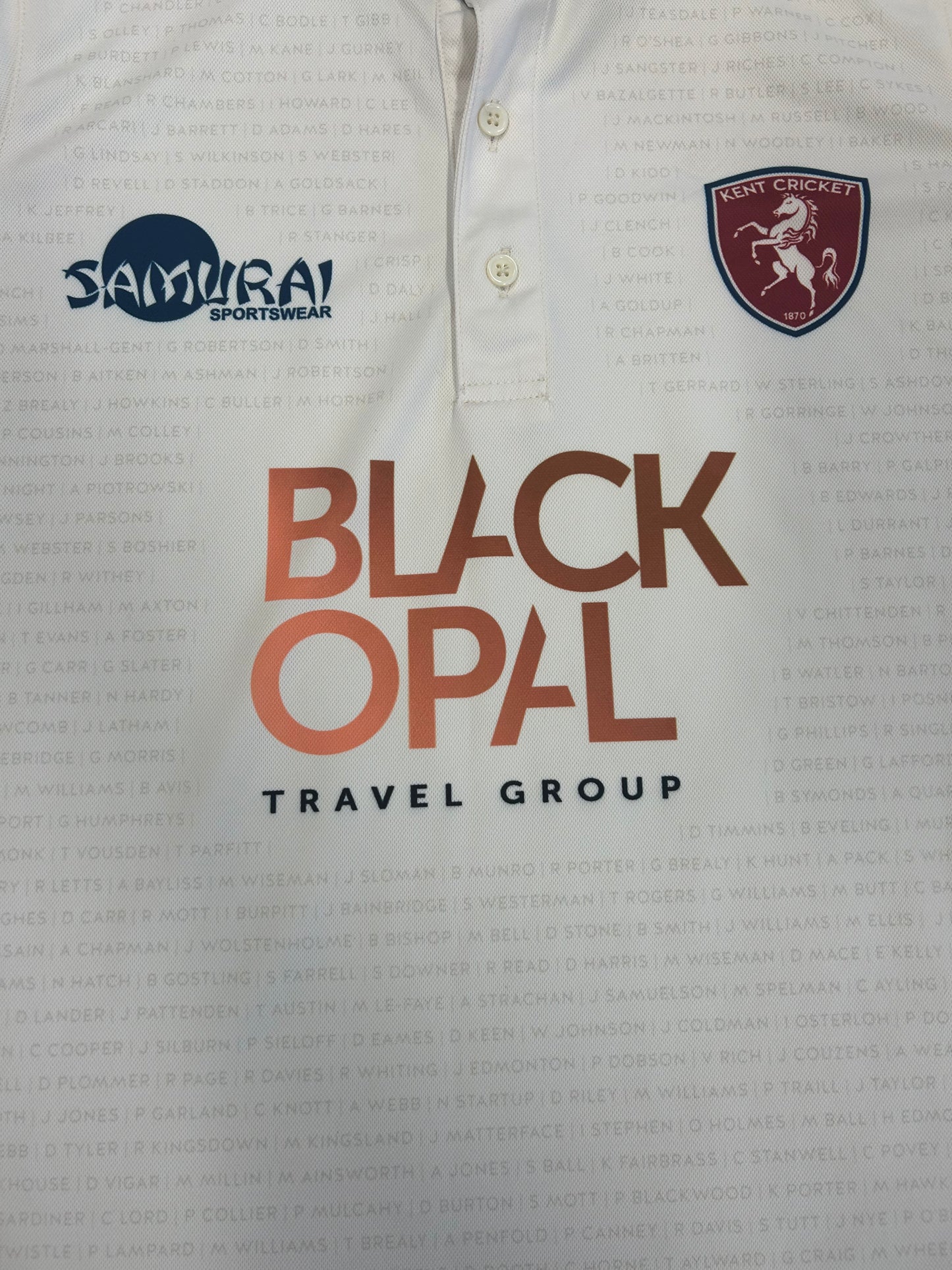 Jordan Cox Kent County Championship Match Worn SS Playing Shirt