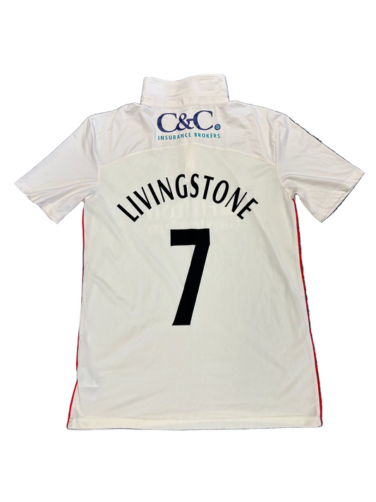 Liam Livingstone Lancashire Match Issue County Championship SS Playing Shirt