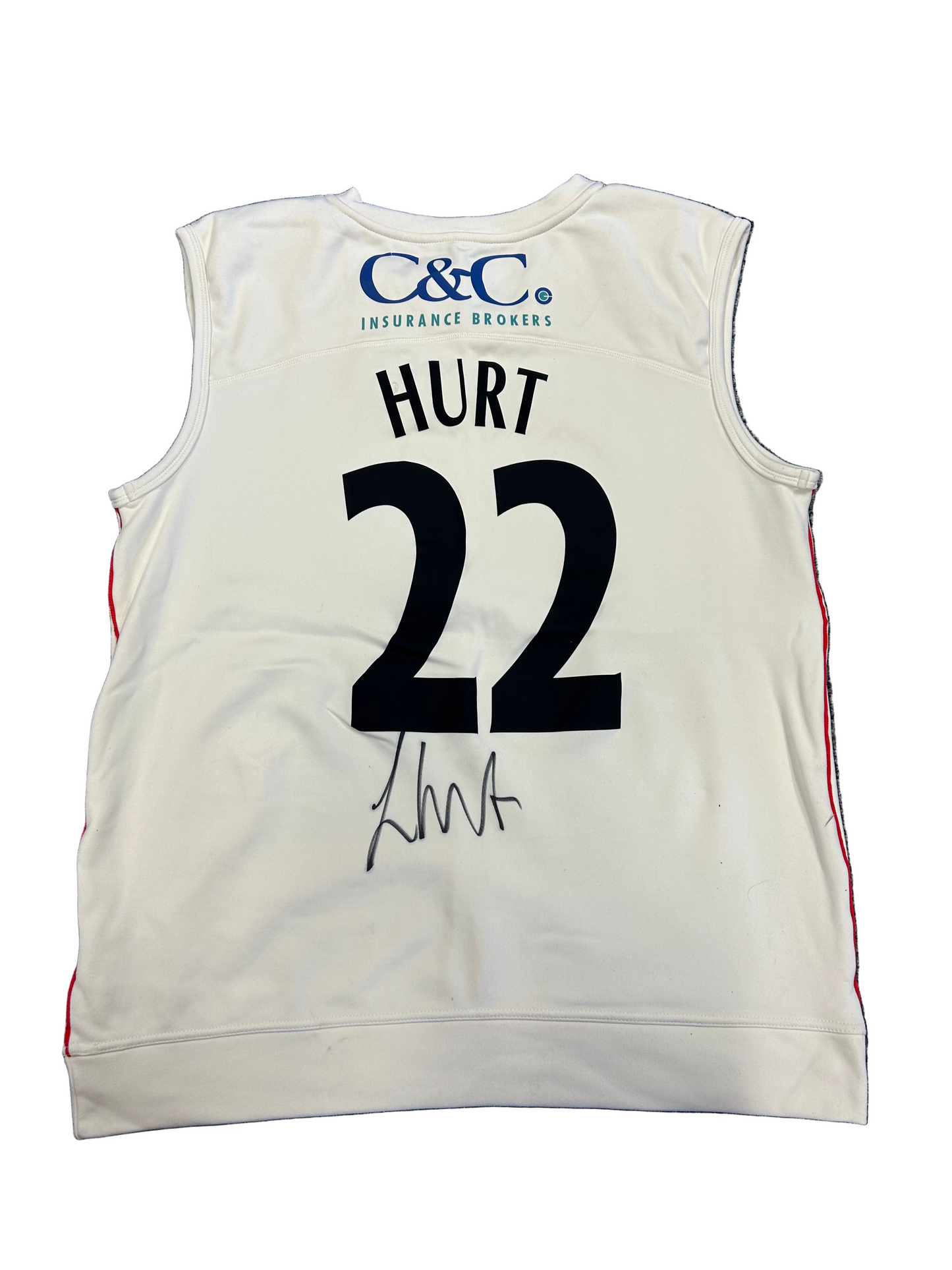 Liam Hurt Lancashire County Championship Match Worn And Signed Playing Pullover