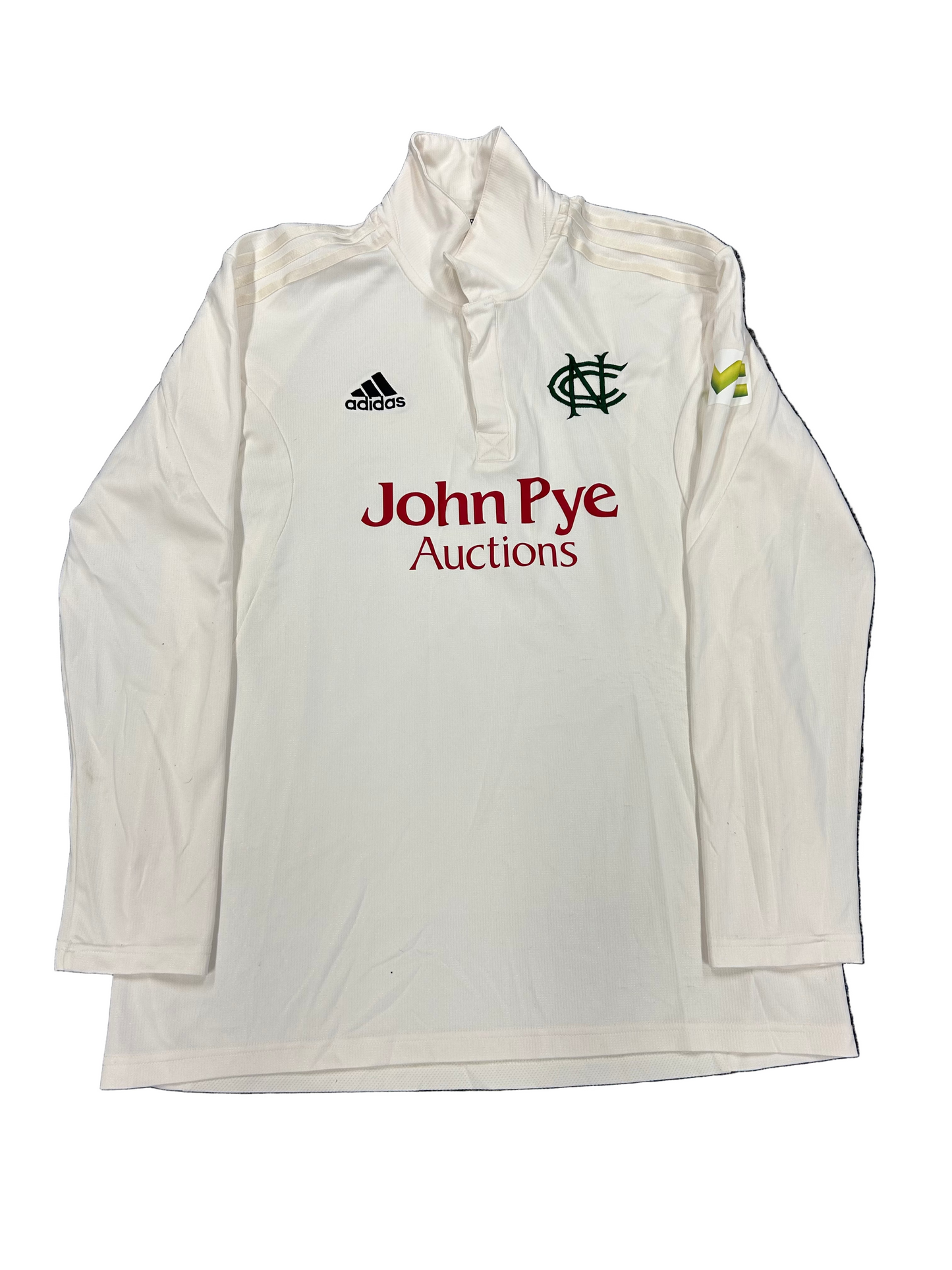 Tom Loten Notts 2023 County Championship Match Worn LS Playing Shirt
