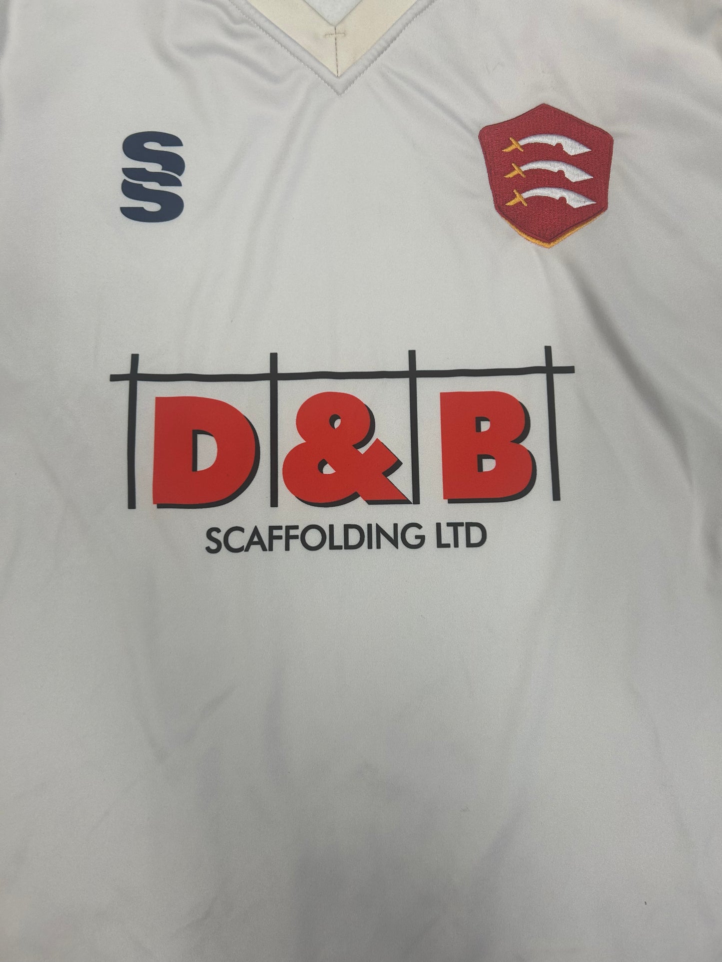 Robin Das Essex 2023 County Championship Match Worn LS Playing Jumper