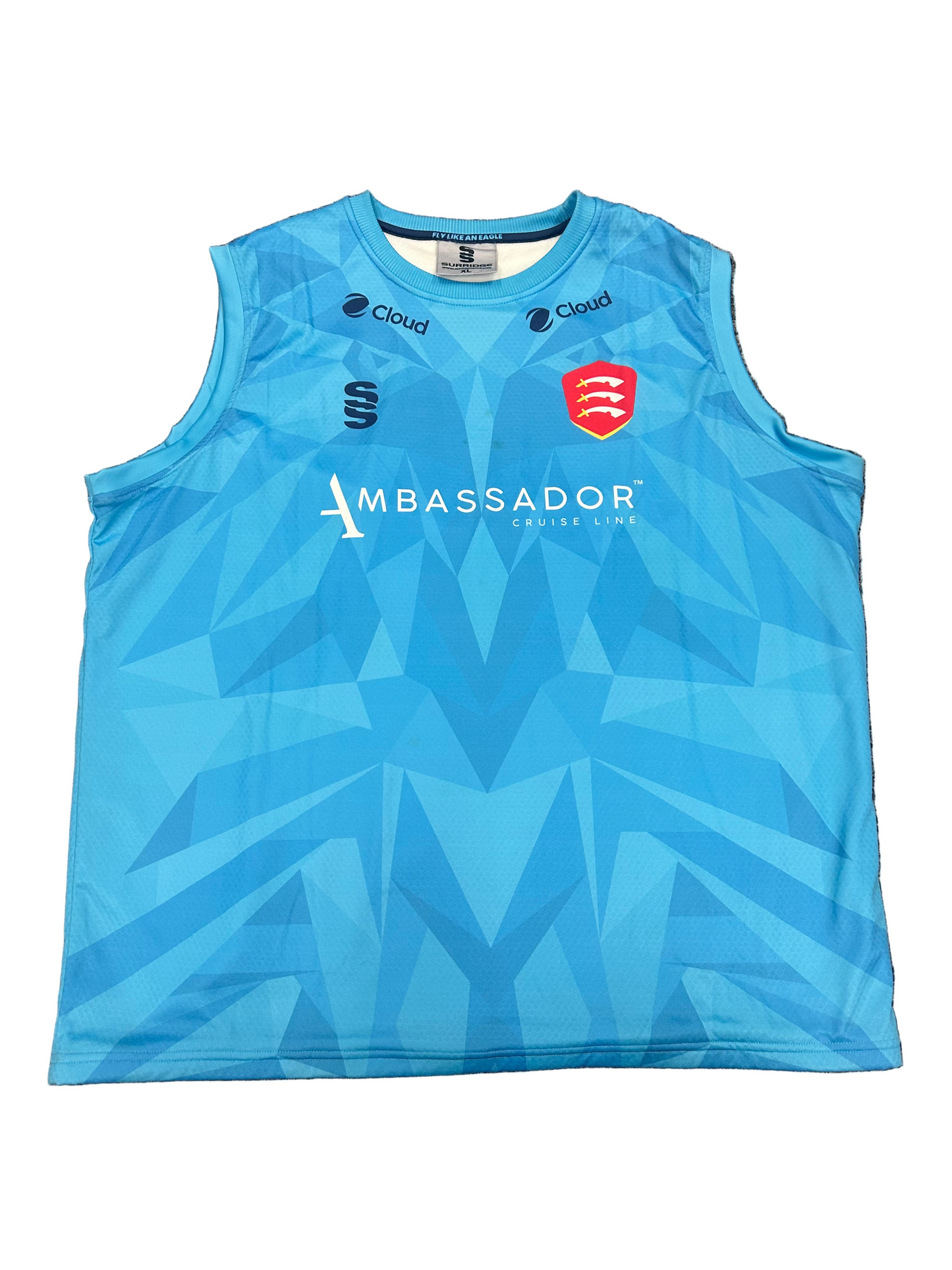 Tom Westley Essex 2023 MB50 Match Worn Playing Pullover