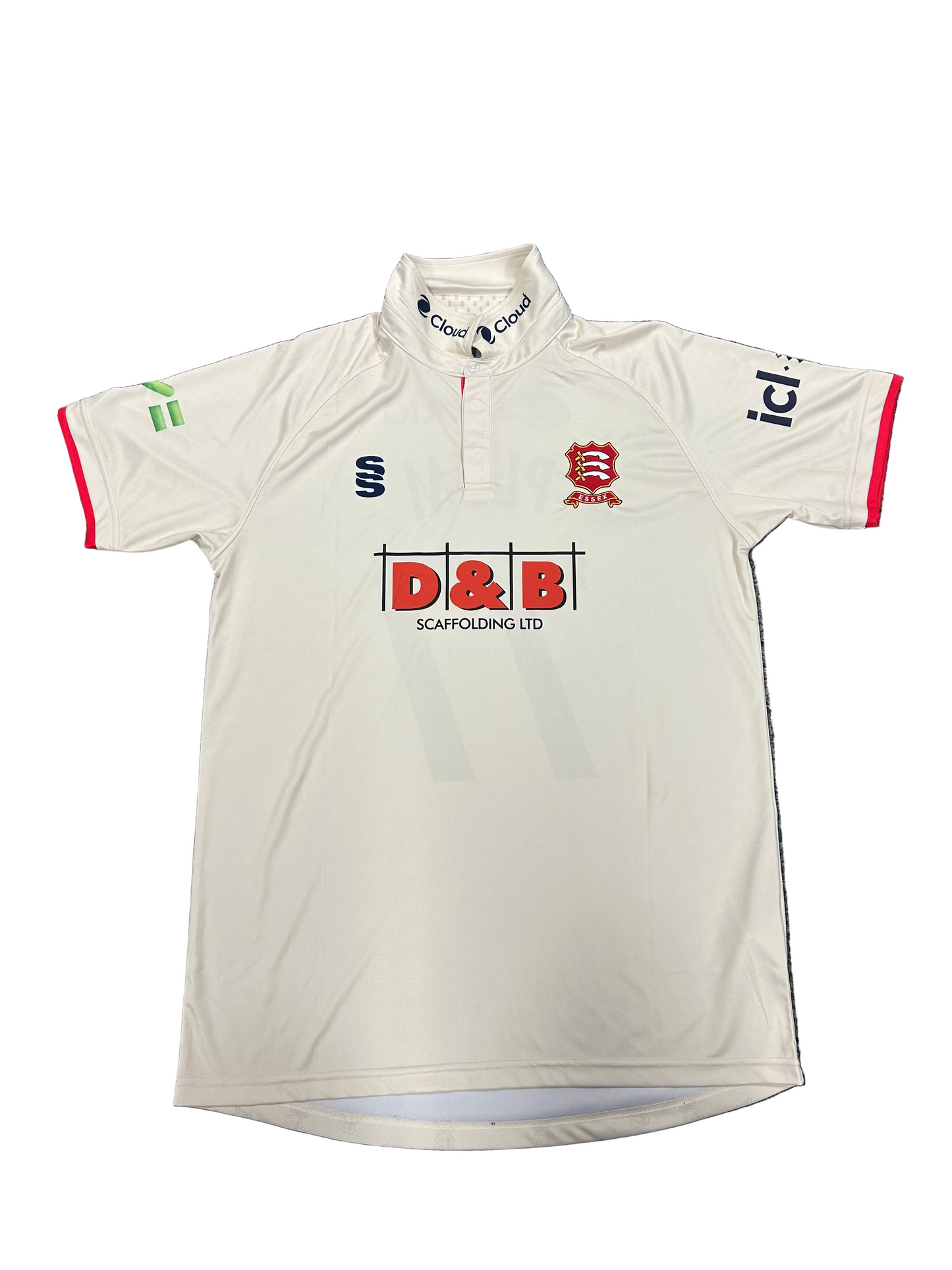 Jack Plom Essex 2022 County Championship Match Worn SS Playing Shirt