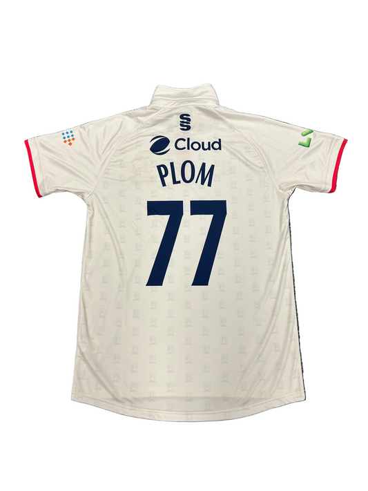 Jack Plom Essex 2022 County Championship Match Worn SS Playing Shirt