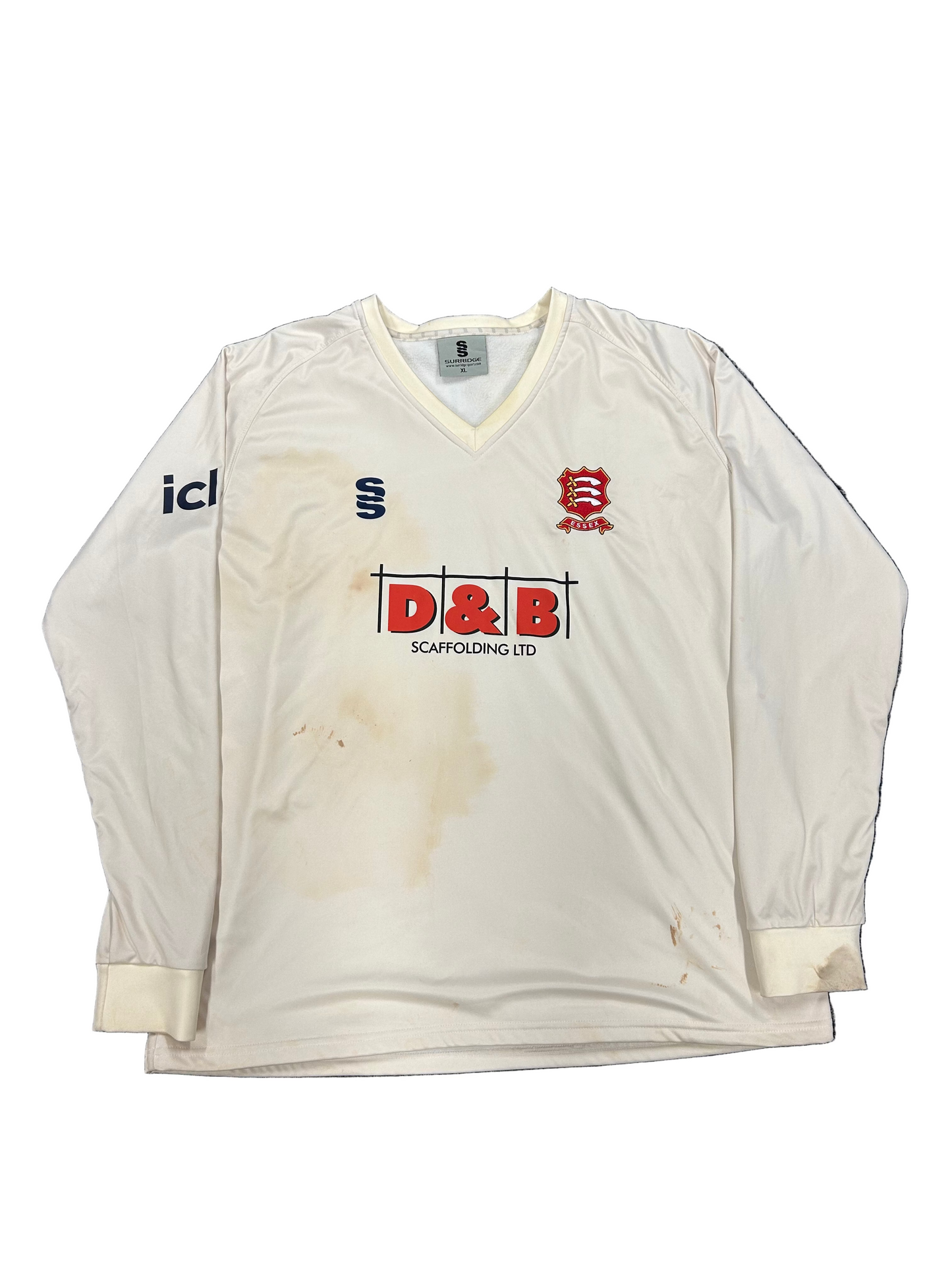 Essex 2022 County Championship Match Worn LS Playing Jumper