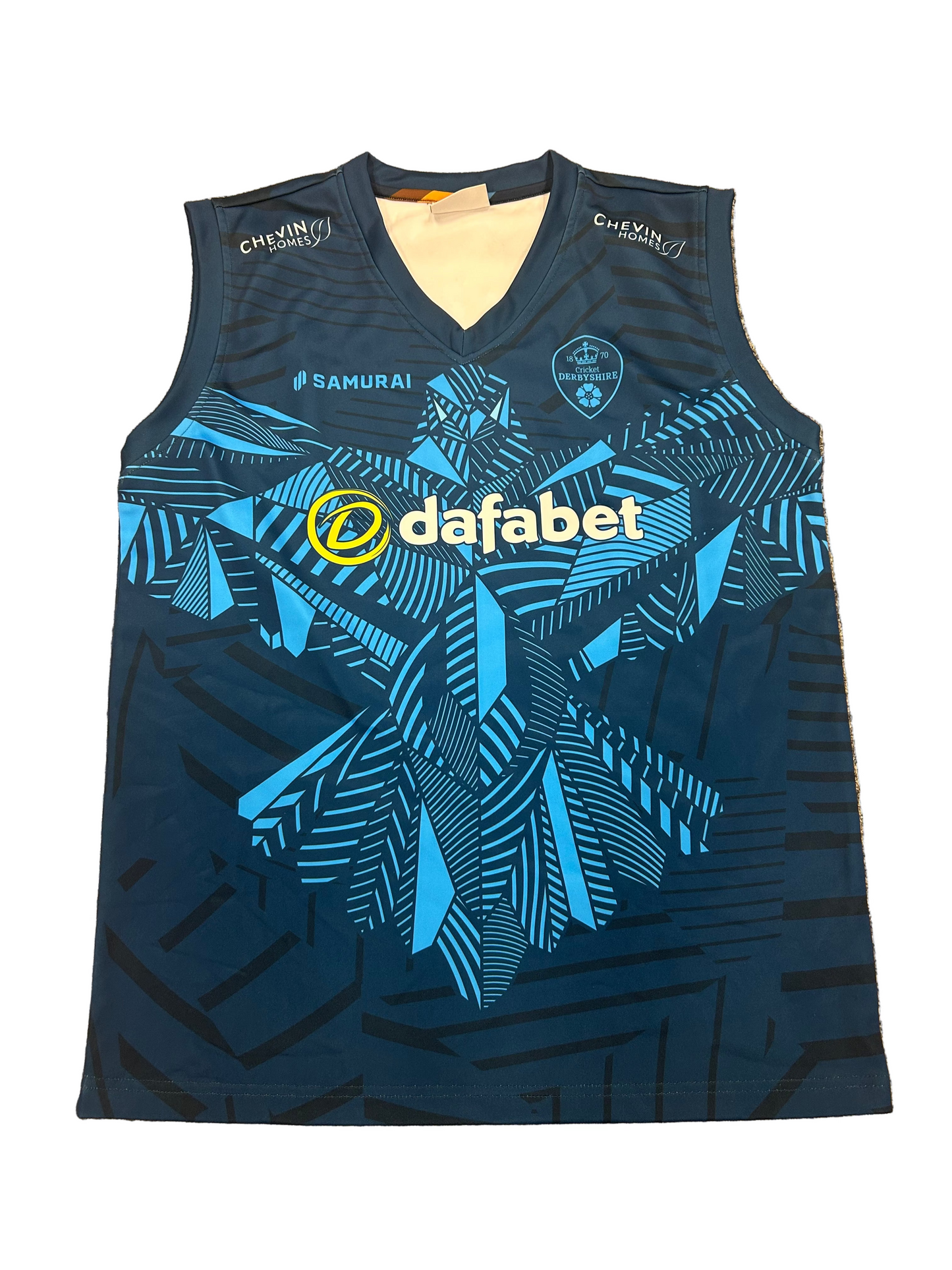 Harry Came Derbyshire 2024 T20 Match Worn Playing Pullover