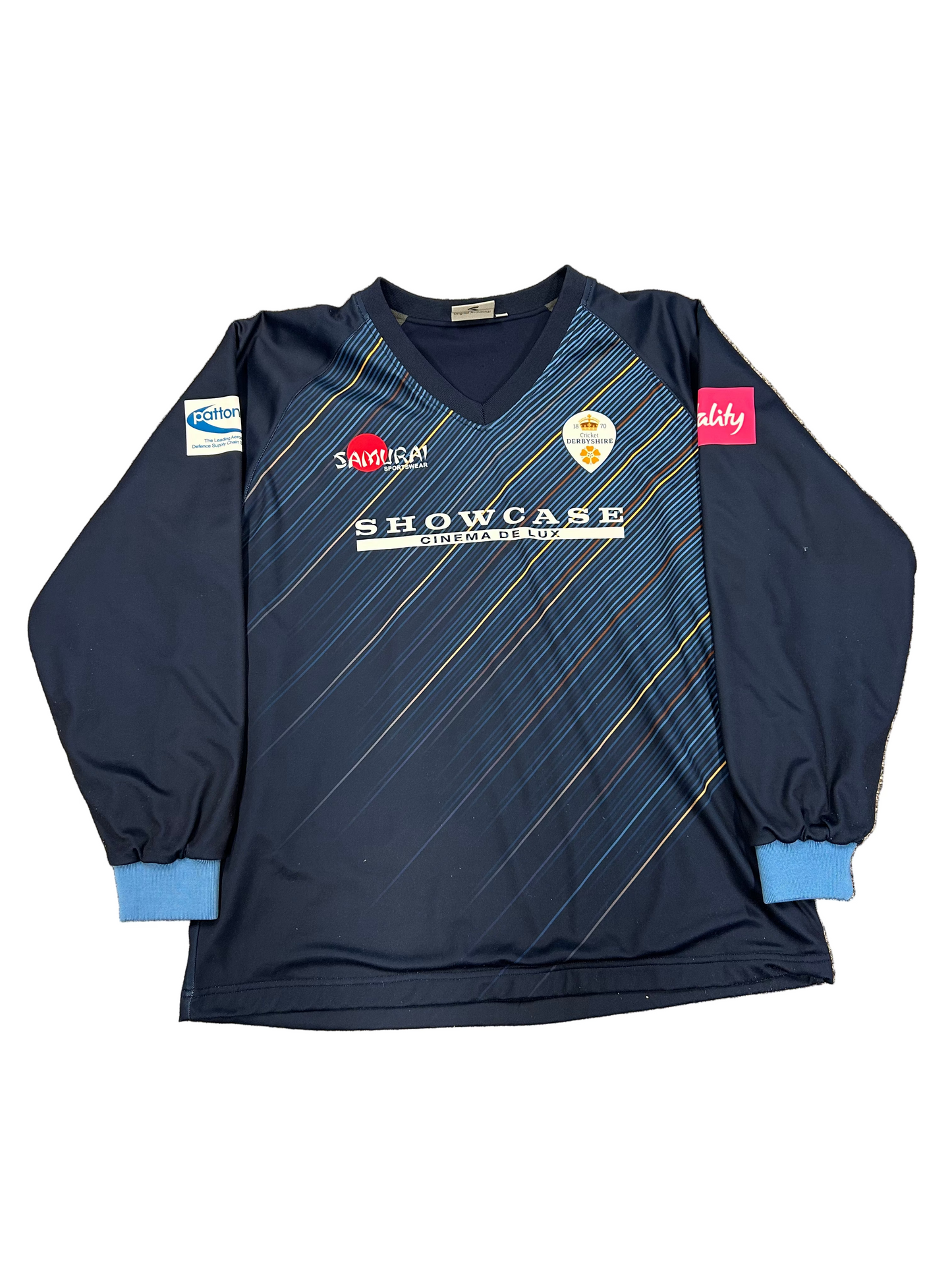Matt Critchley Derbyshire 2021 T20 Match Worn LS Playing Jumper