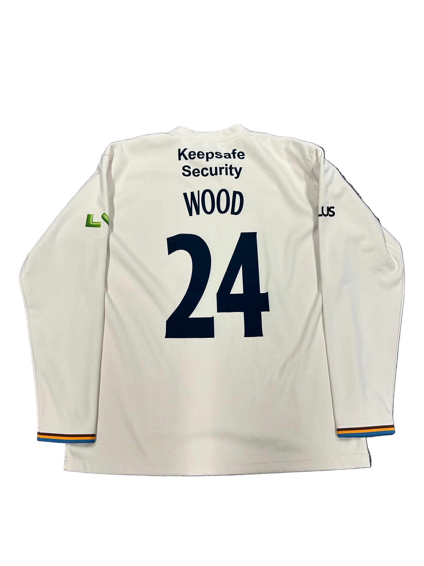 Tom Wood Derbyshire 2023 County Championship Match Worn LS Playing Jumper