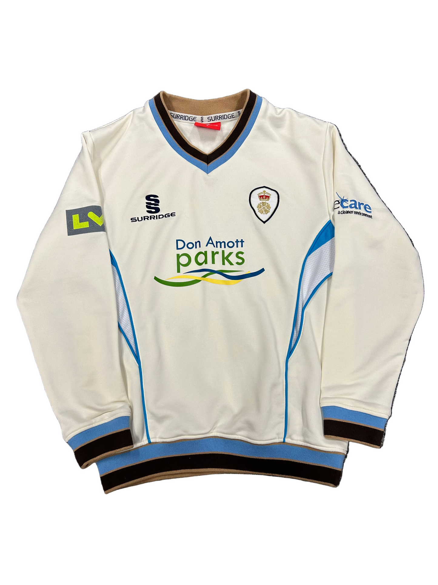 Ben Slater Derbyshire County Championship Match Worn LS Playing Jumper