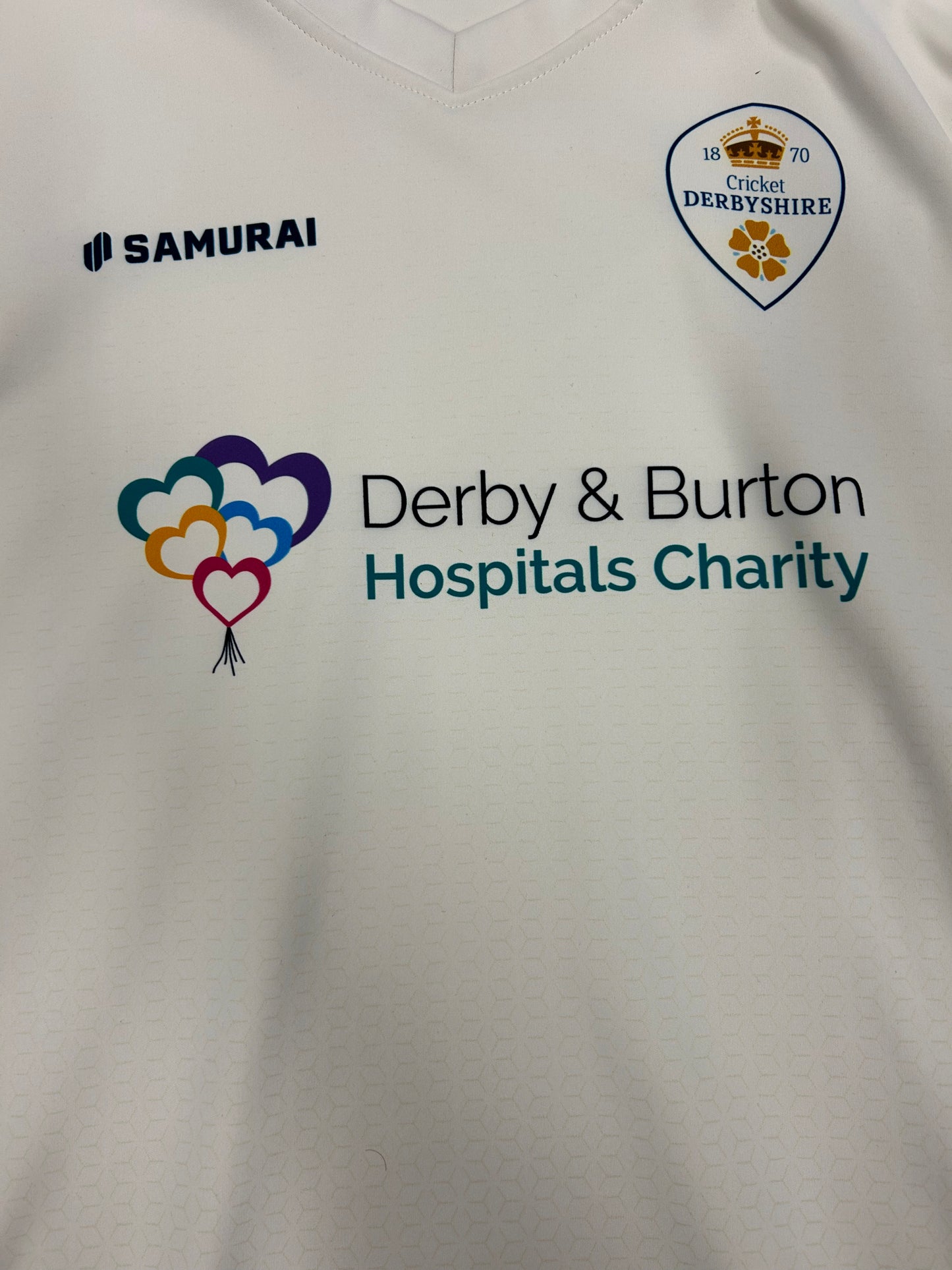 Leus Du Plooy Derbyshire 2023 County Championship Match Worn Playing Pullover