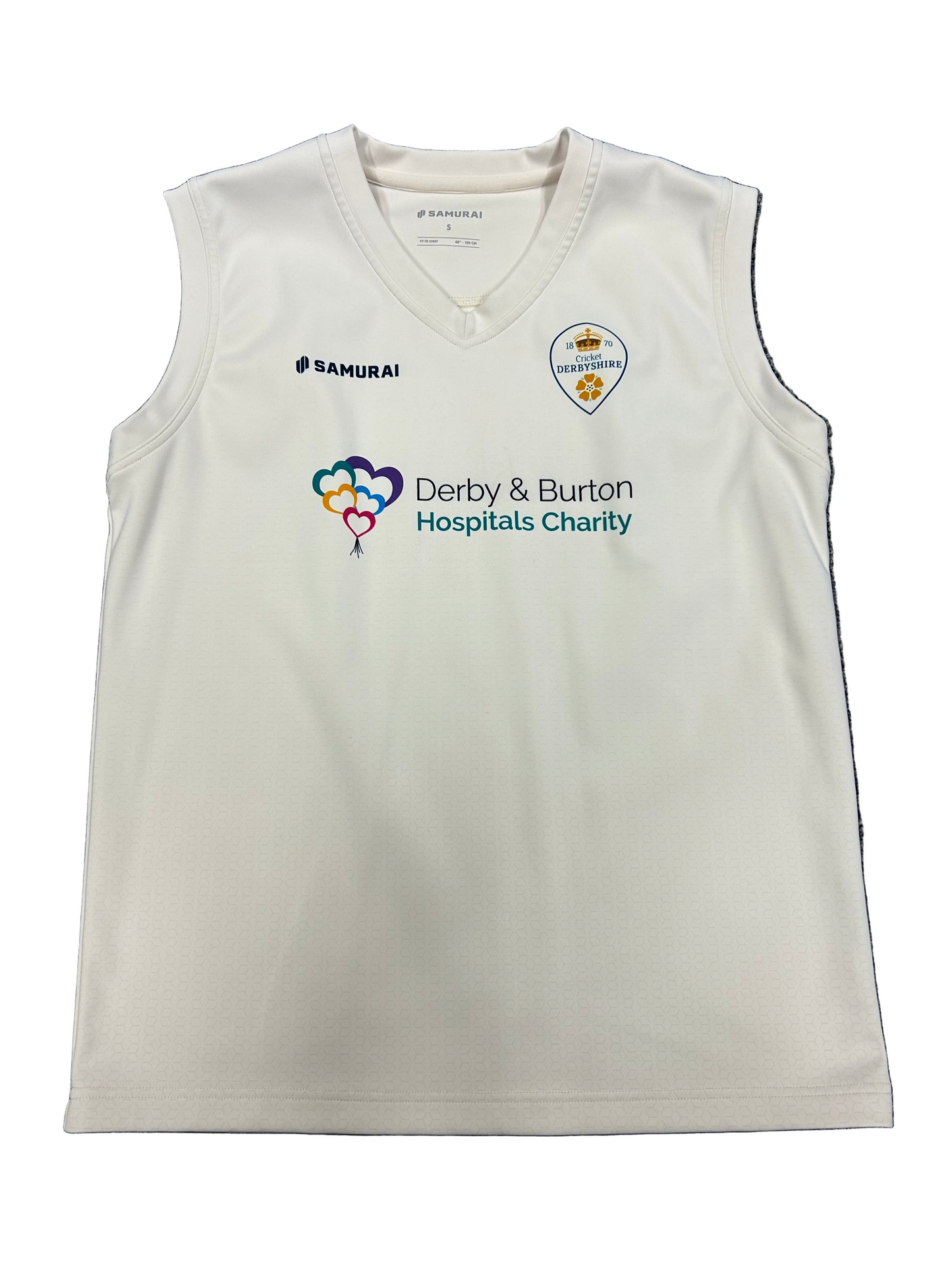 Leus Du Plooy Derbyshire 2023 County Championship Match Worn Playing Pullover