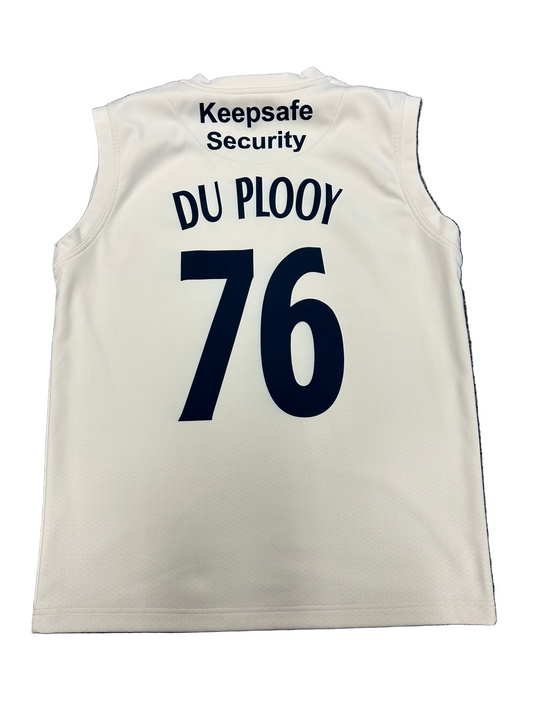 Leus Du Plooy Derbyshire 2023 County Championship Match Worn Playing Pullover