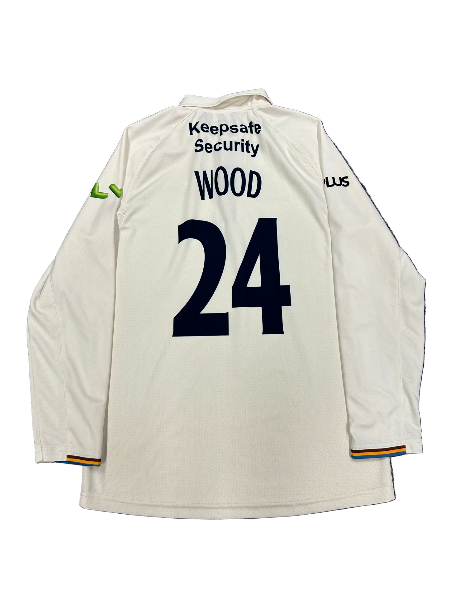 Tom Wood Derbyshire 2022 County Championship Match Worn LS Playing Shirt