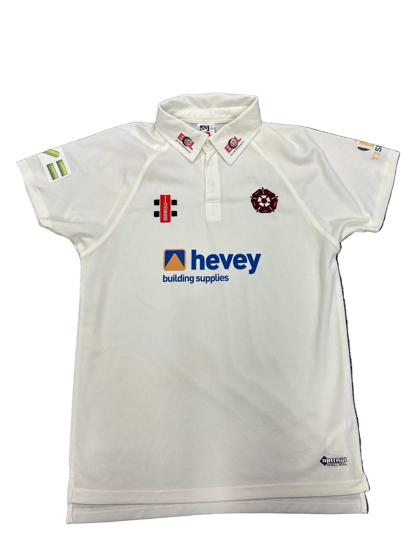 Saif Zaib Northants 2021 County Championship Match Worn SS Playing Shirt