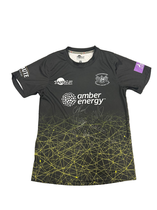 Gloucestershire 2021 RLODC Player Issue Squad Signed SS Playing Shirt