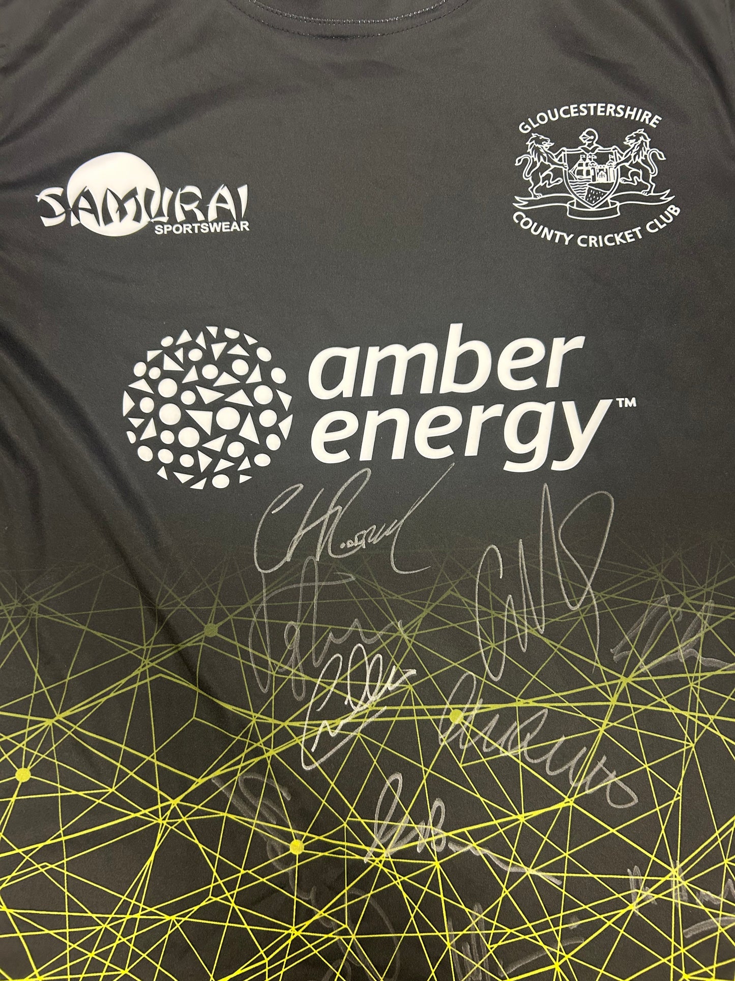 Gloucestershire 2021 RLODC Player Issue Squad Signed SS Playing Shirt