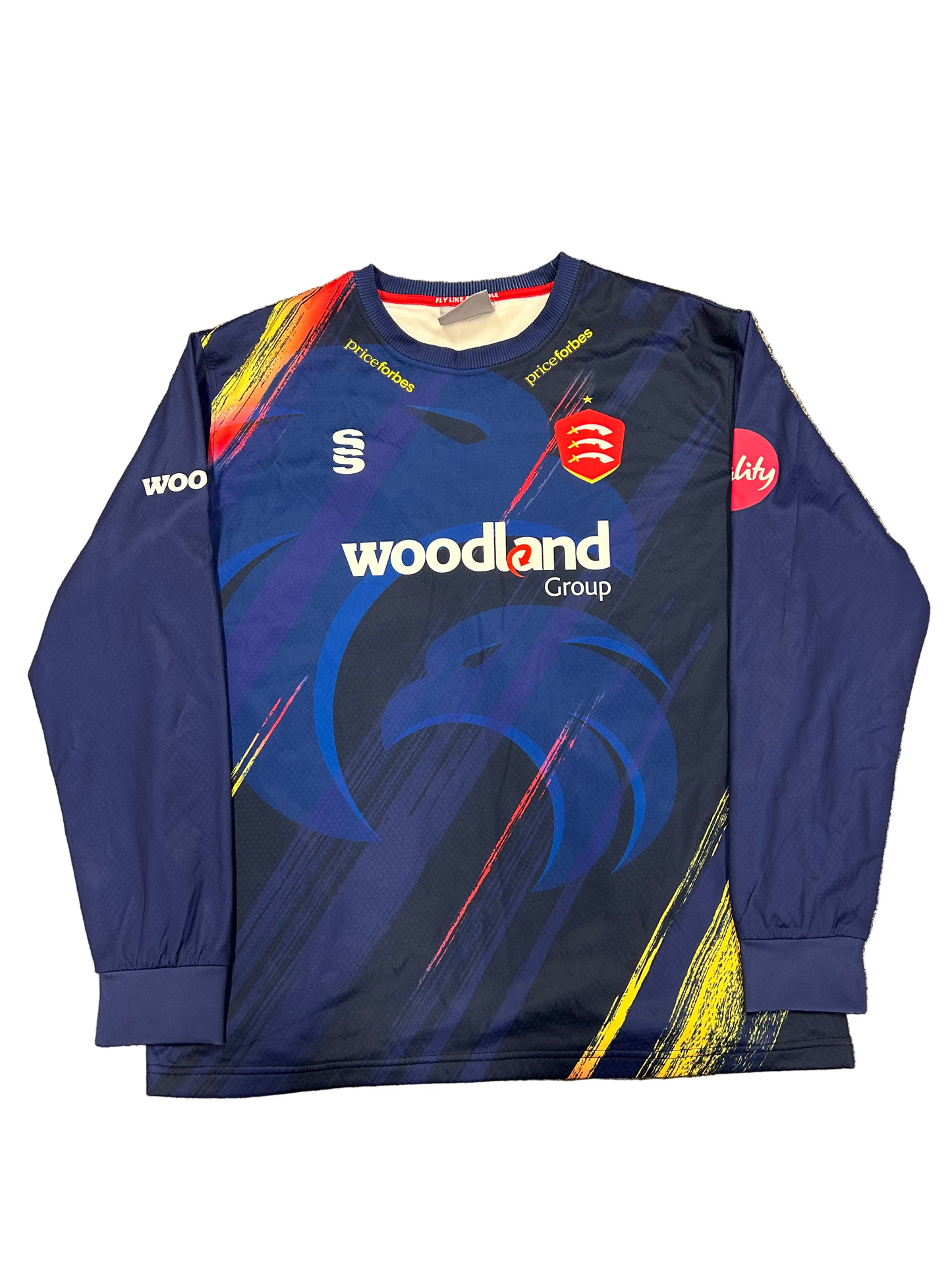 Daniel Sams Essex 2024 T20 Match Worn LS Playing Jumper