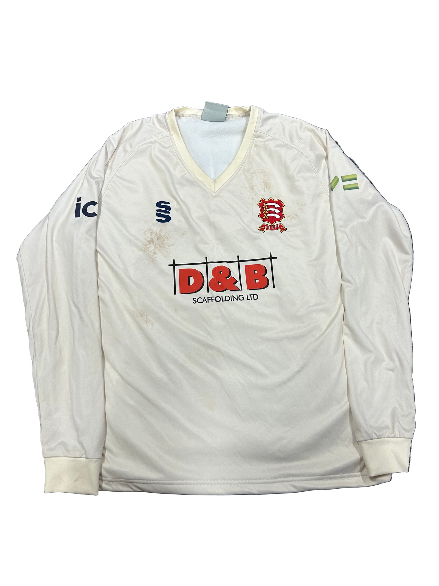Luc Benkenstein Essex 2022 County Championship Match Worn LS Playing Jumper