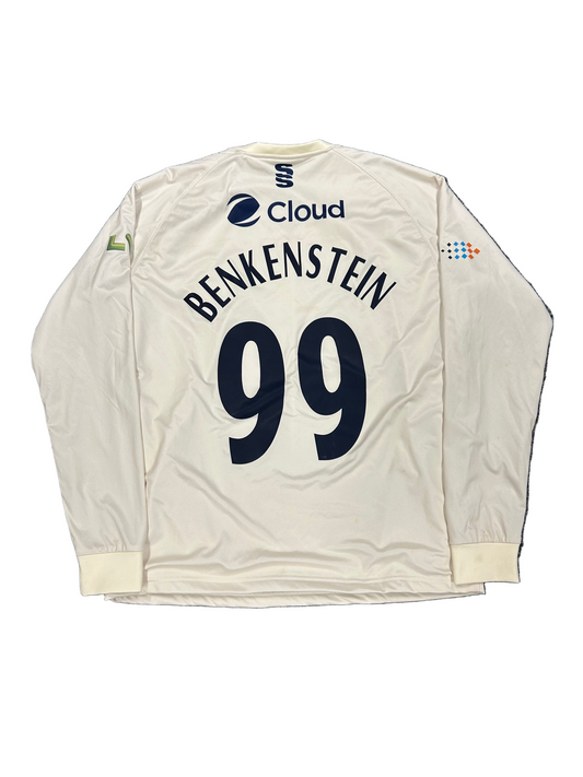 Luc Benkenstein Essex 2022 County Championship Match Worn LS Playing Jumper