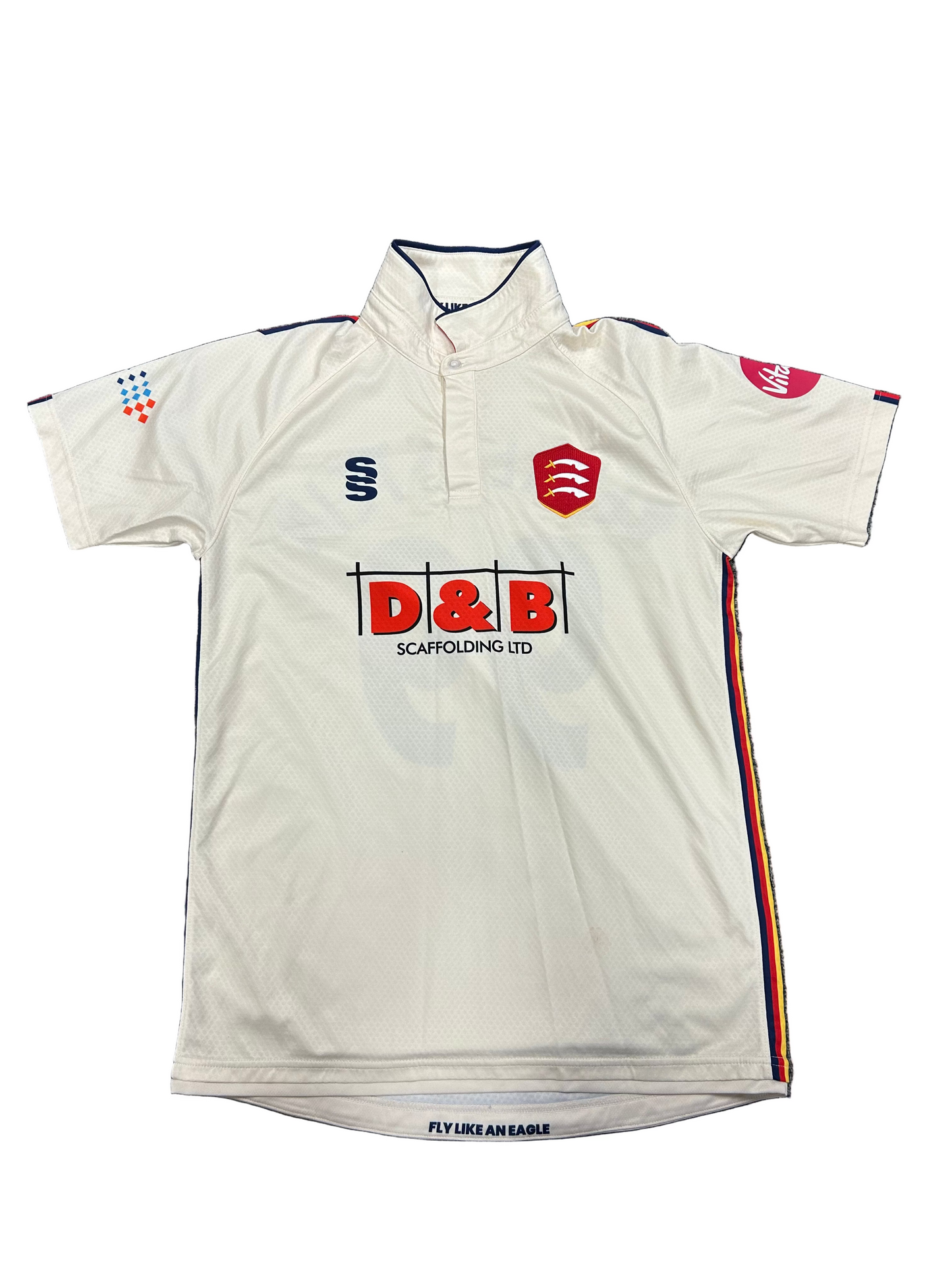 Luc Benkenstein Essex 2024 County Championship Match Worn SS Playing Shirt