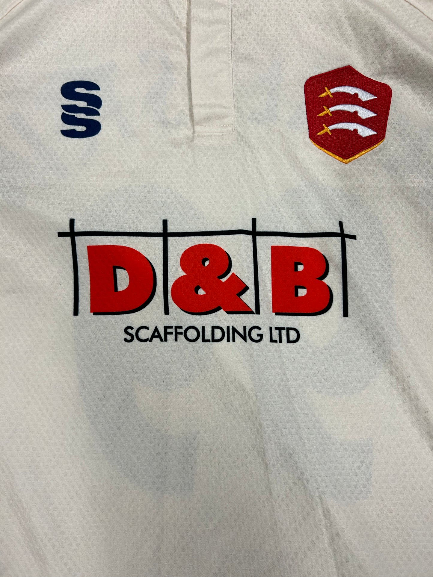 Luc Benkenstein Essex 2024 County Championship Match Worn SS Playing Shirt