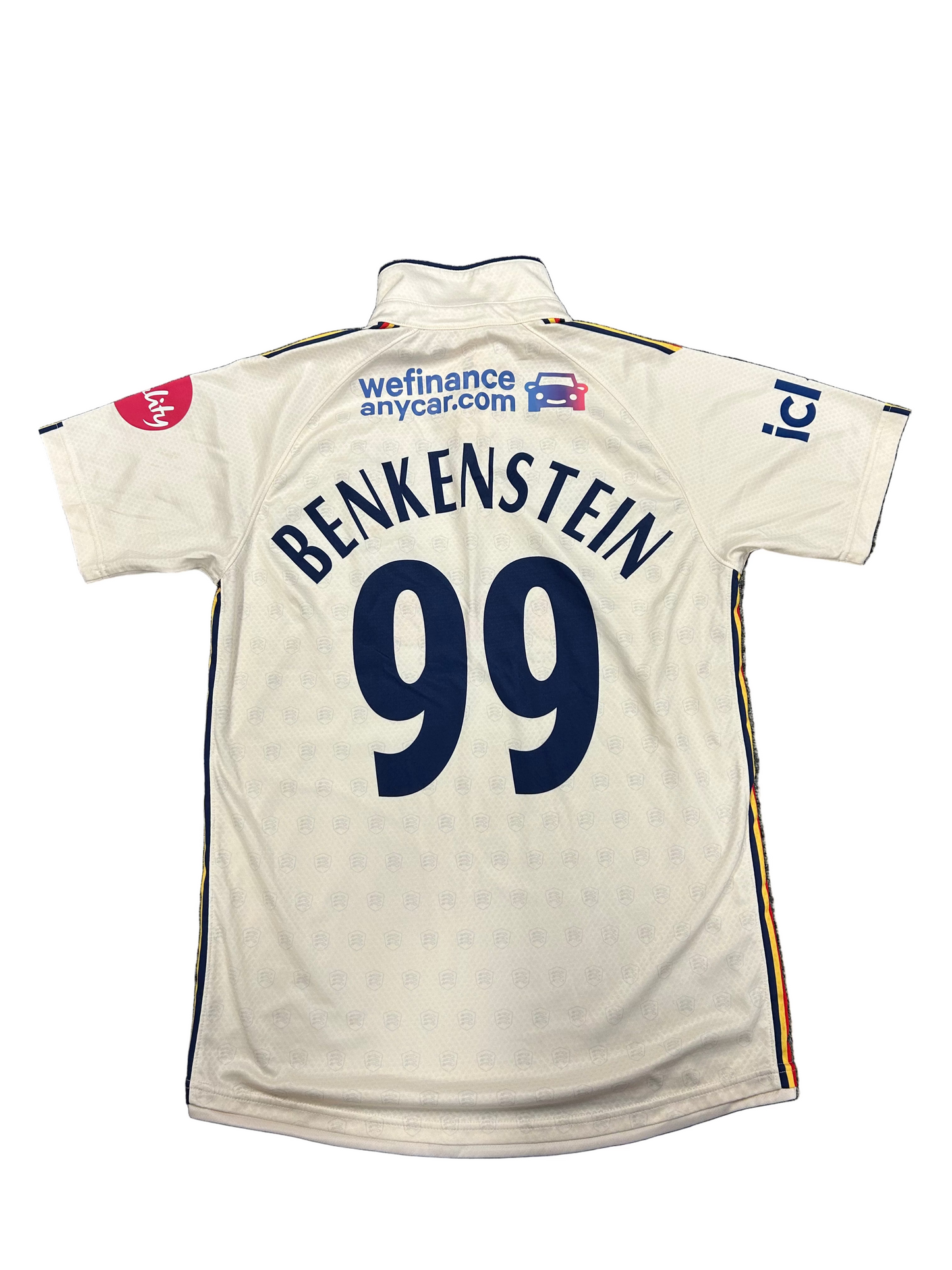 Luc Benkenstein Essex 2024 County Championship Match Worn SS Playing Shirt