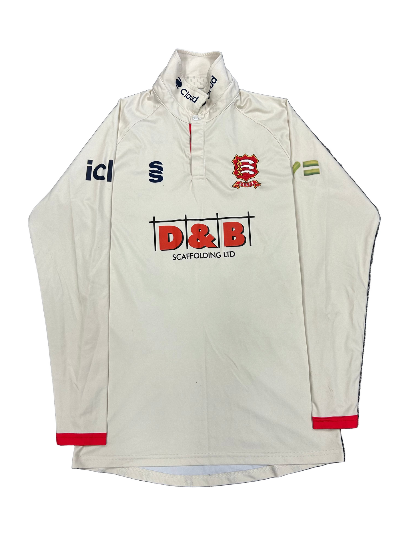 Luc Benkenstein Essex 2022 County Championship Match Worn LS Playing Shirt