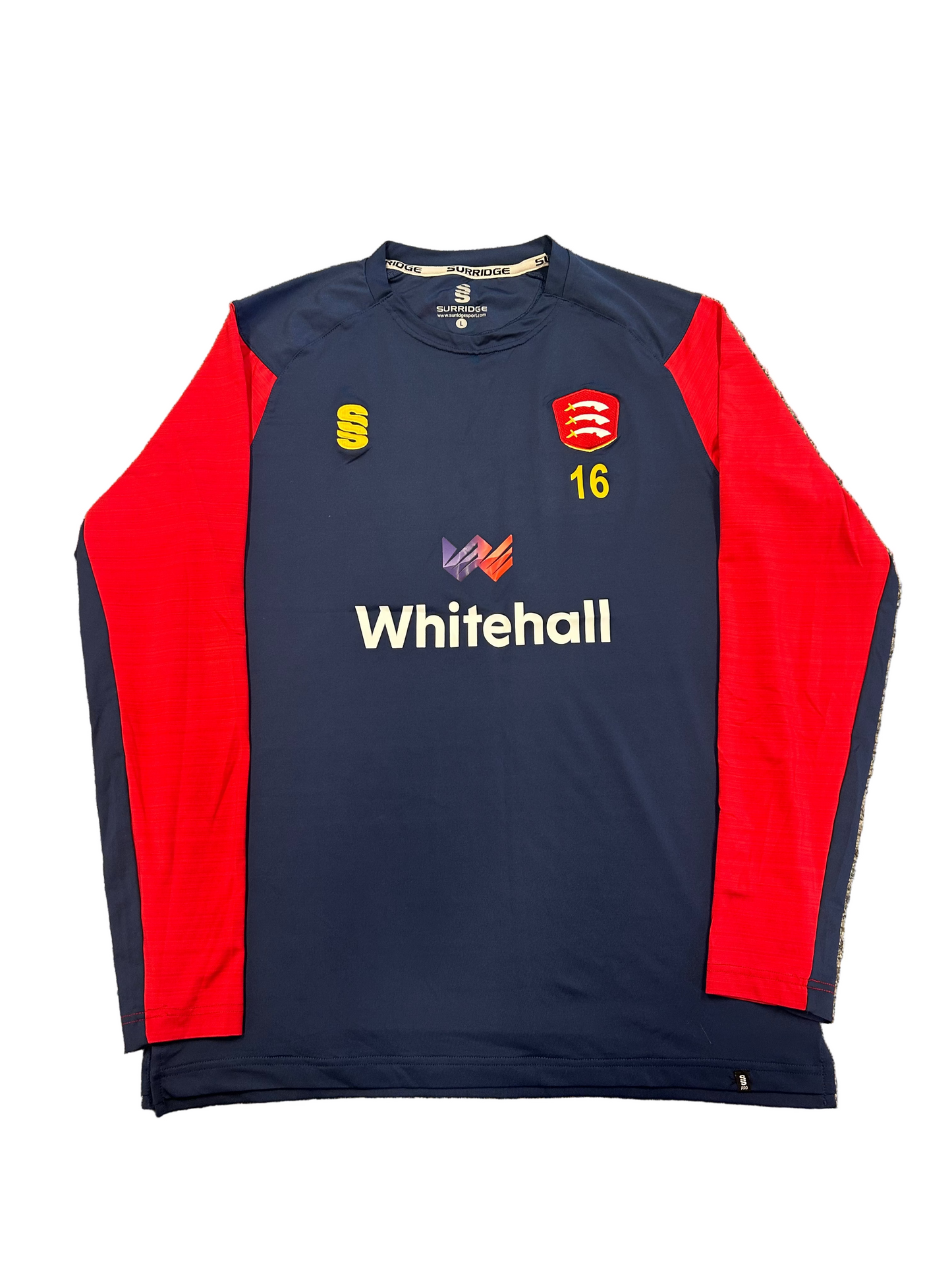 Sam Cook Essex 2023 Player Issue LS Training T-Shirt