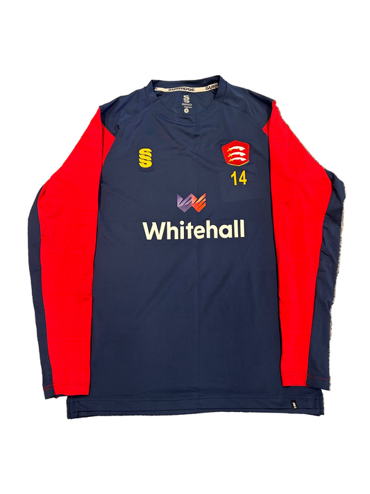 Aaron Beard Essex 2023 Player Issue LS Training T-Shirt