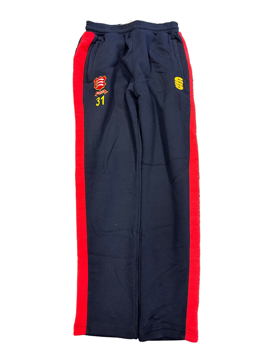 Adam Wheater Essex 2022 Player Issue Fleeced Training Bottoms