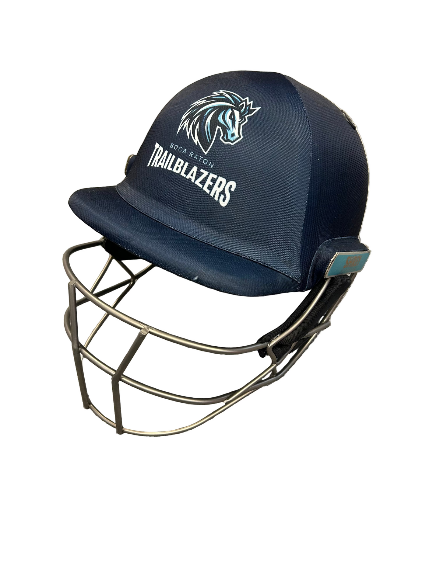 Boca Raton Trailblazers Max60 Shrey Air Titanium Match Used Cricket Helmet