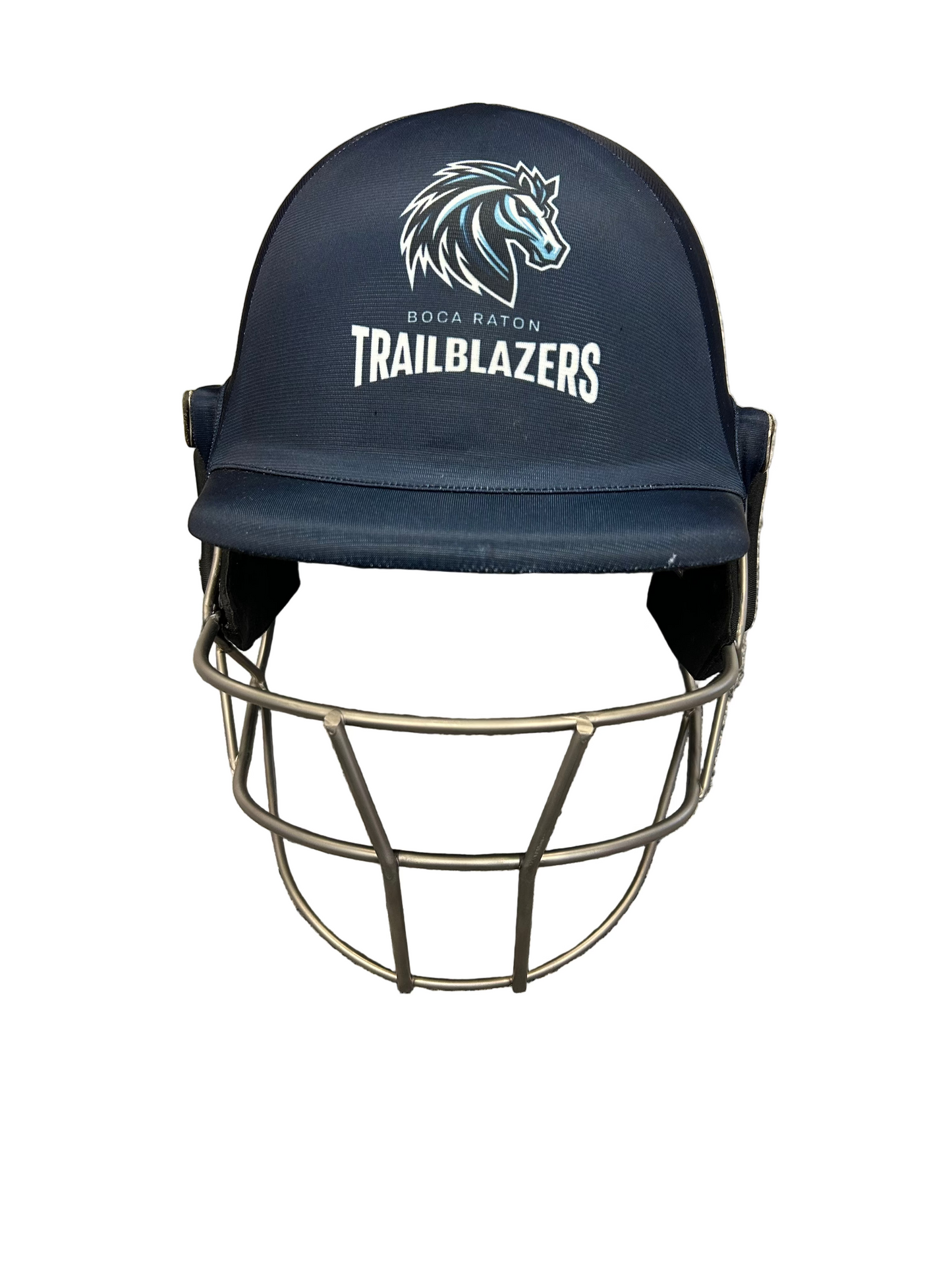 Boca Raton Trailblazers Max60 Shrey Air Titanium Match Used Cricket Helmet