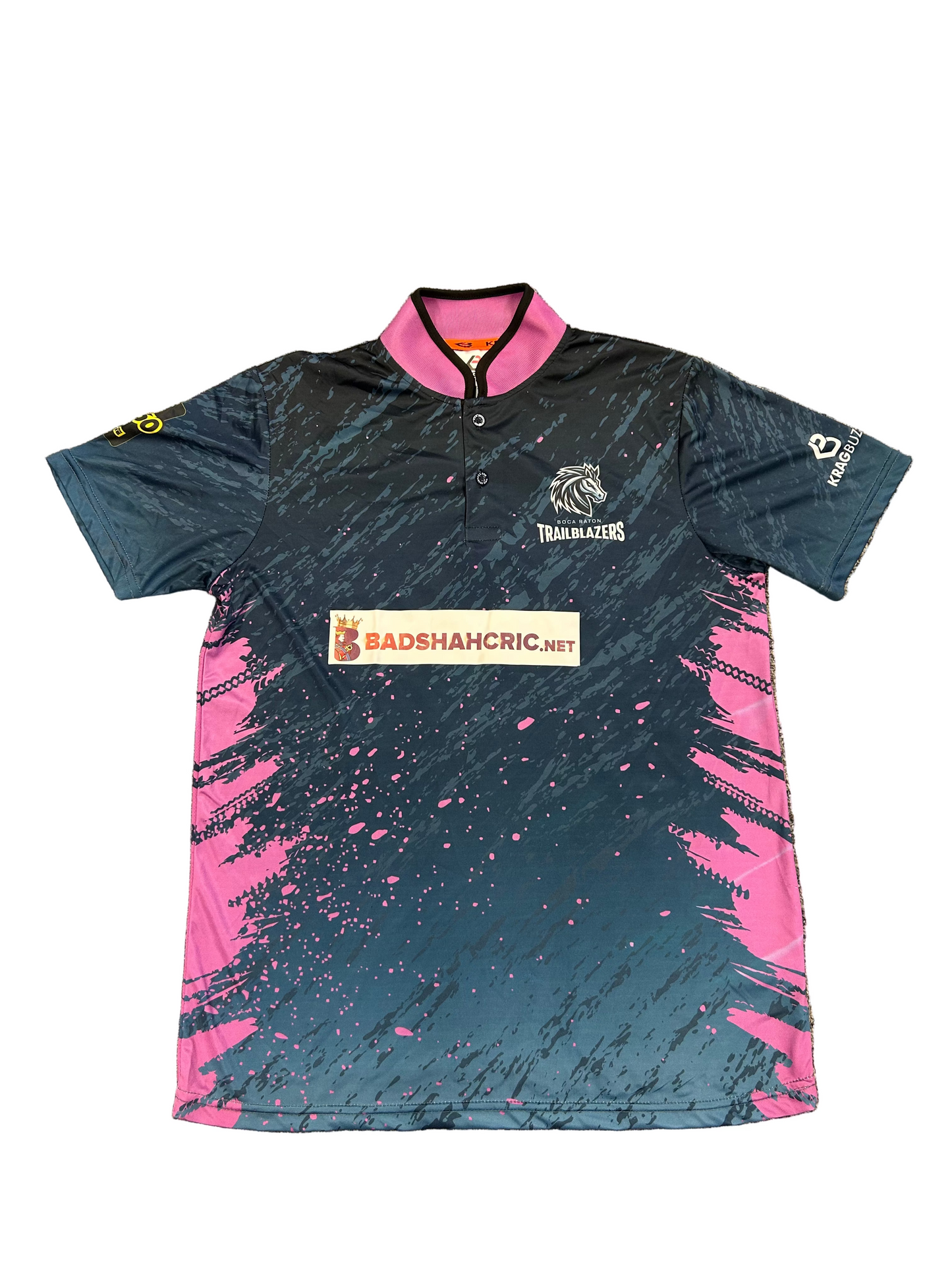 Matthew Cross Boca Raton Trailblazers 2024 MAX60 Match Worn SS Playing Shirt