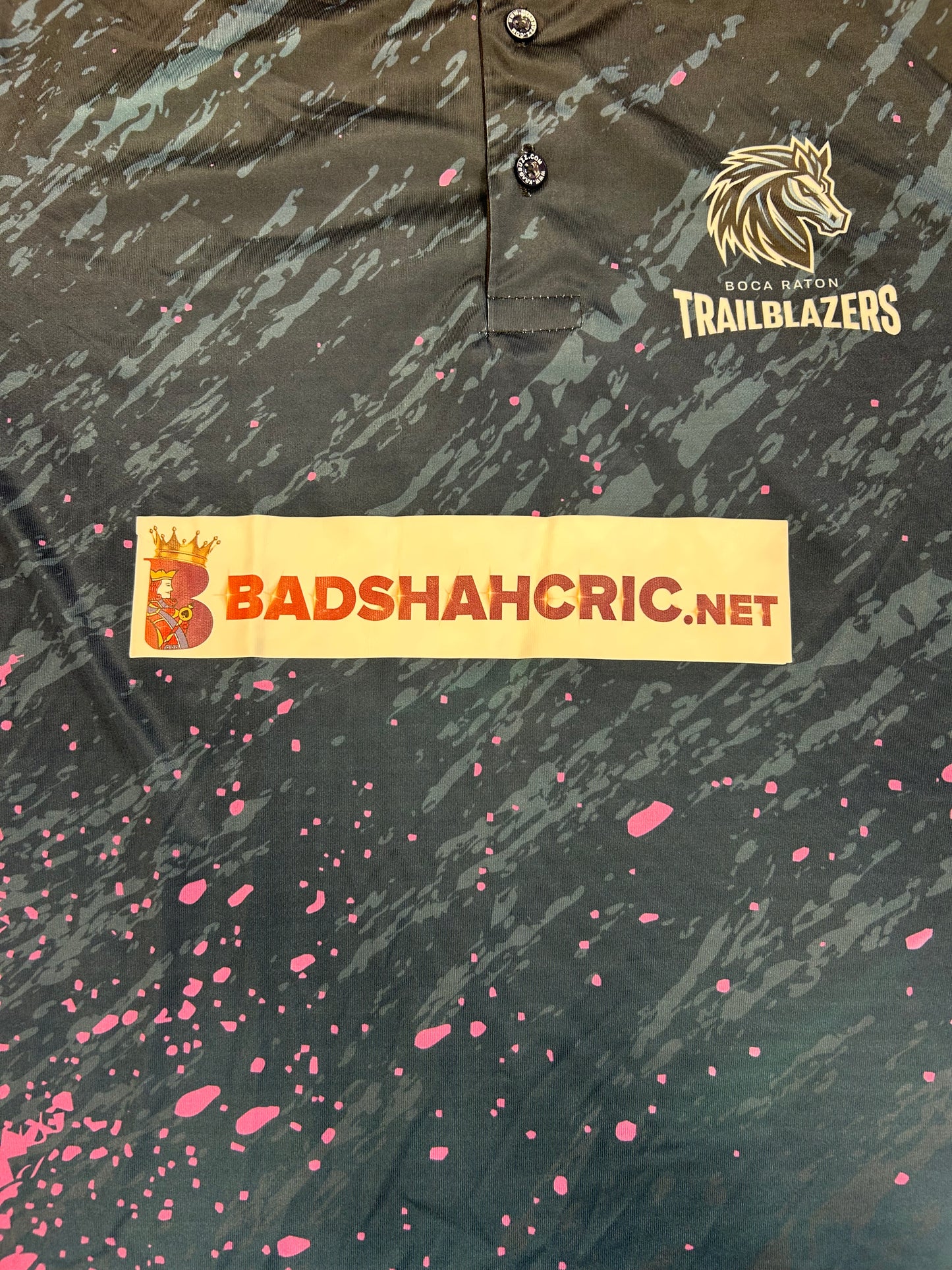 Matthew Cross Boca Raton Trailblazers 2024 MAX60 Match Worn SS Playing Shirt