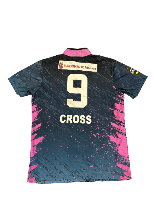 Matthew Cross Boca Raton Trailblazers 2024 MAX60 Match Worn SS Playing Shirt