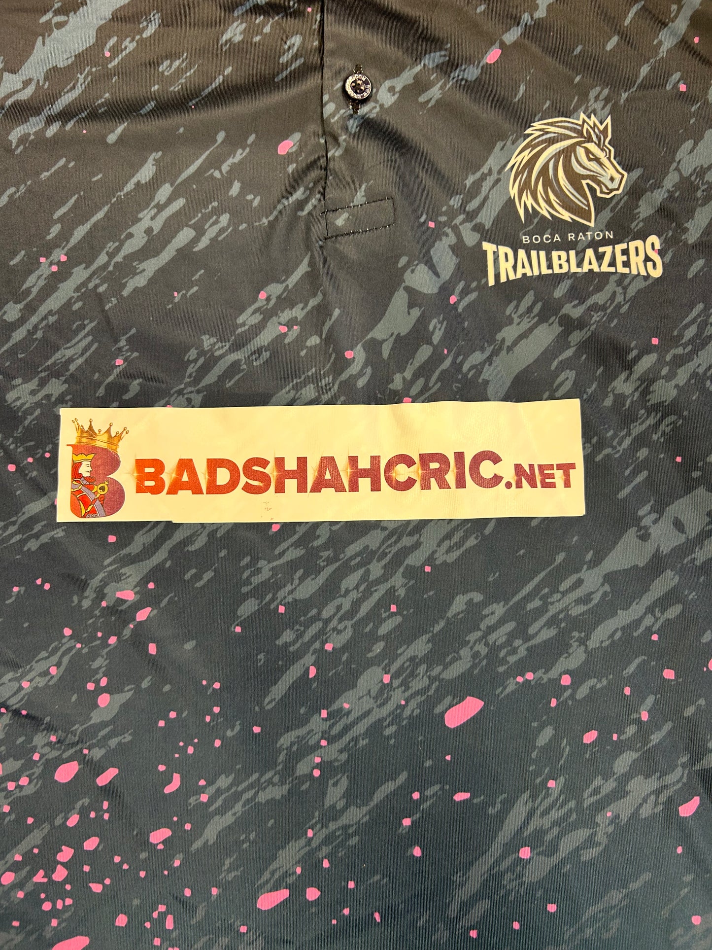 Matthew Cross Boca Raton Trailblazers 2024 MAX60 Match Worn LS Playing Shirt