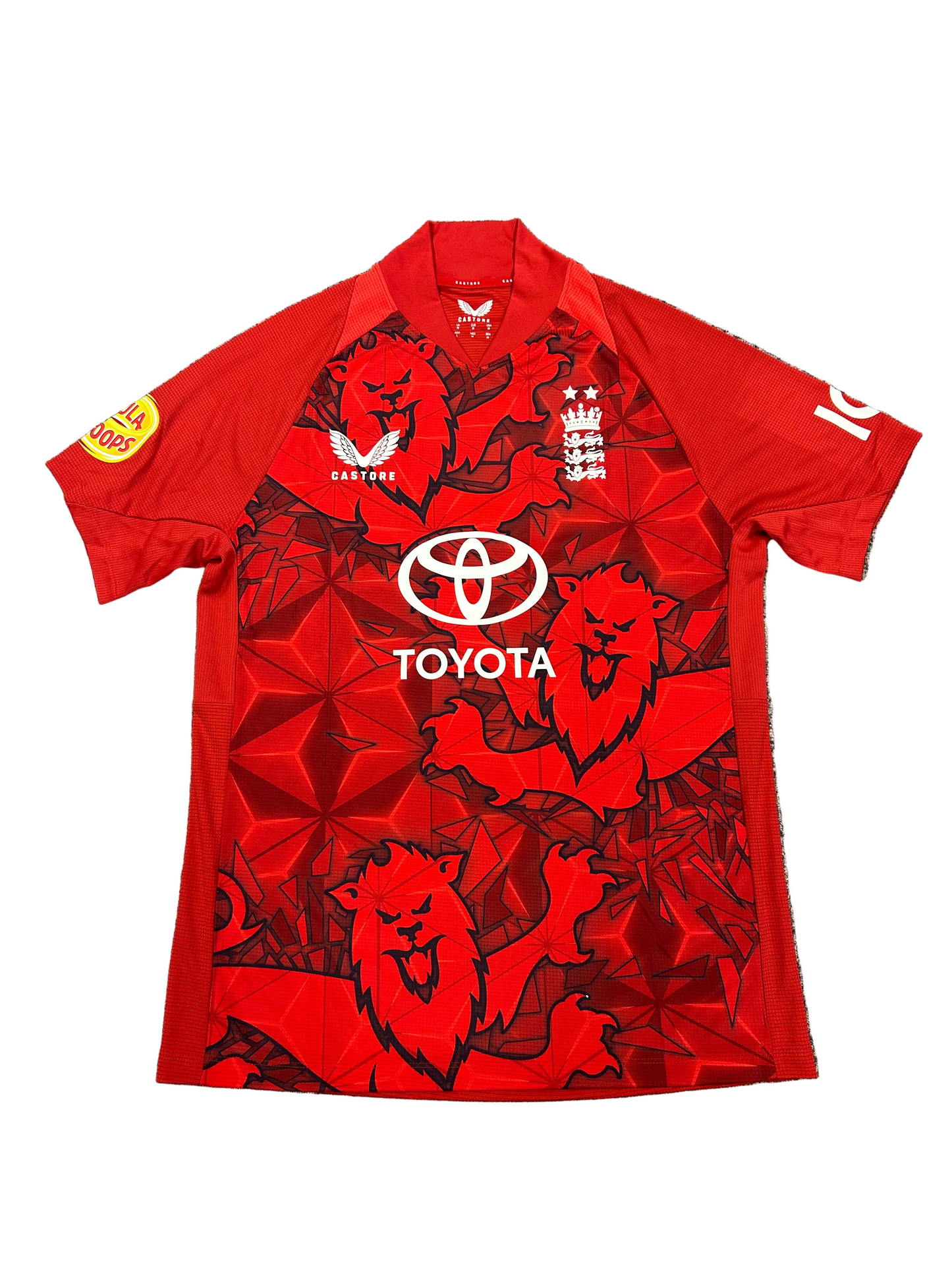 Jacob Bethell England 2025 T20 Match Worn SS Playing Shirt