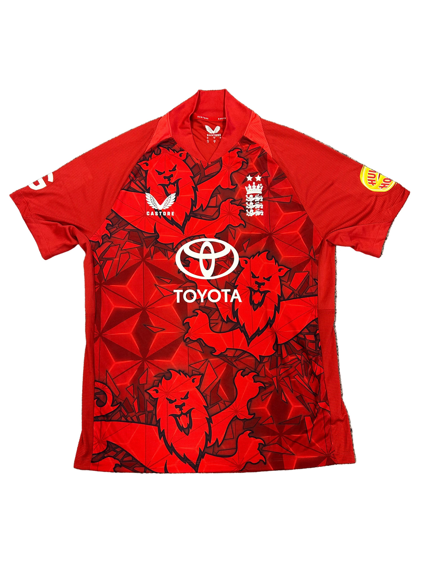 Brydon Carse England 2025 T20 Match Worn SS Playing Shirt