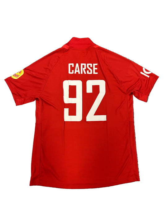 Brydon Carse England 2025 T20 Match Worn SS Playing Shirt