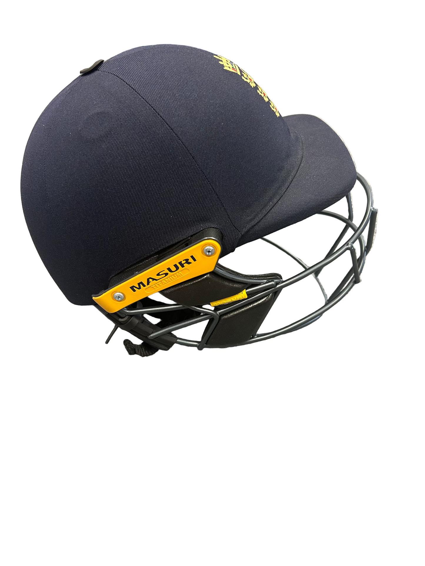 England U19s Masuri T-Line Titanium Match Used Cricket Helmet