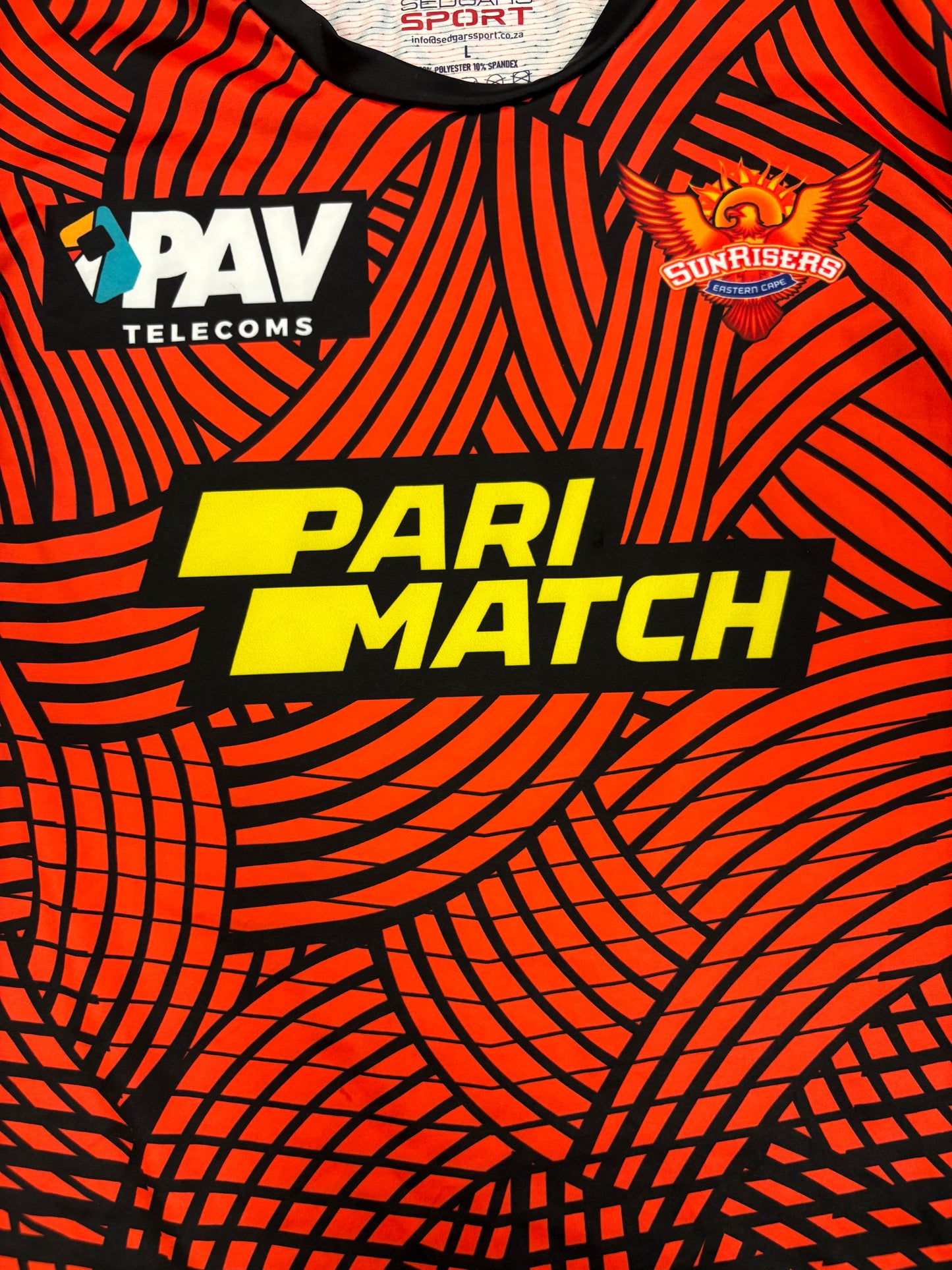 Sunrisers Eastern Cape 2025 SA20 Player Issue Training Vest