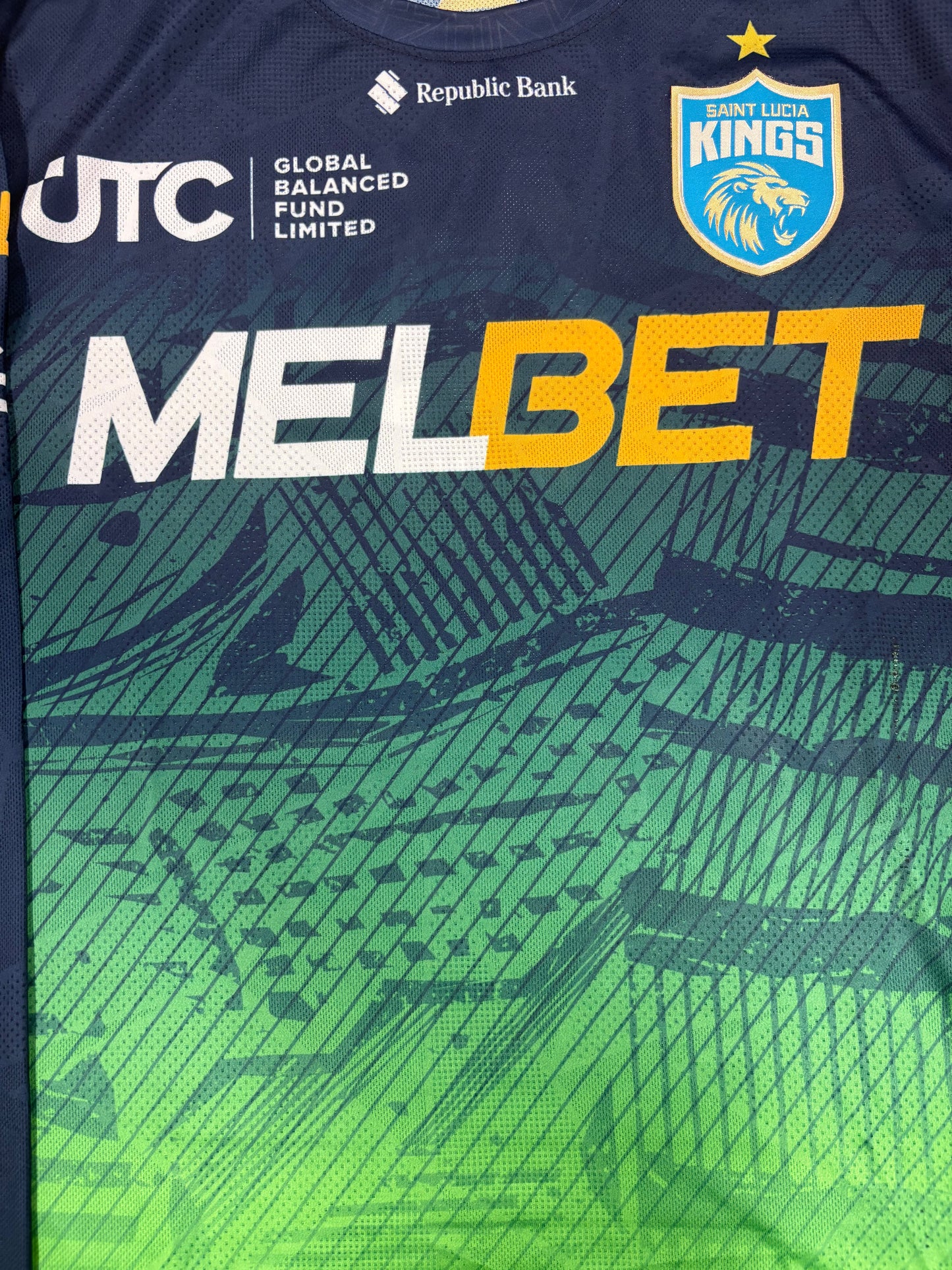 St Lucia Kings 2025 CPL Player Issue SS Training T-Shirt