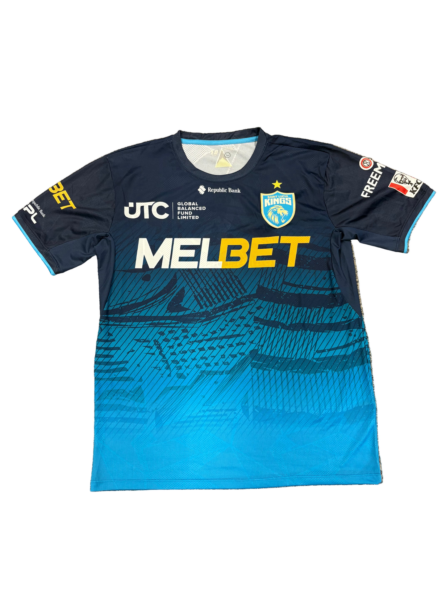 St Lucia Kings 2025 CPL Player Issue SS Training T-Shirt