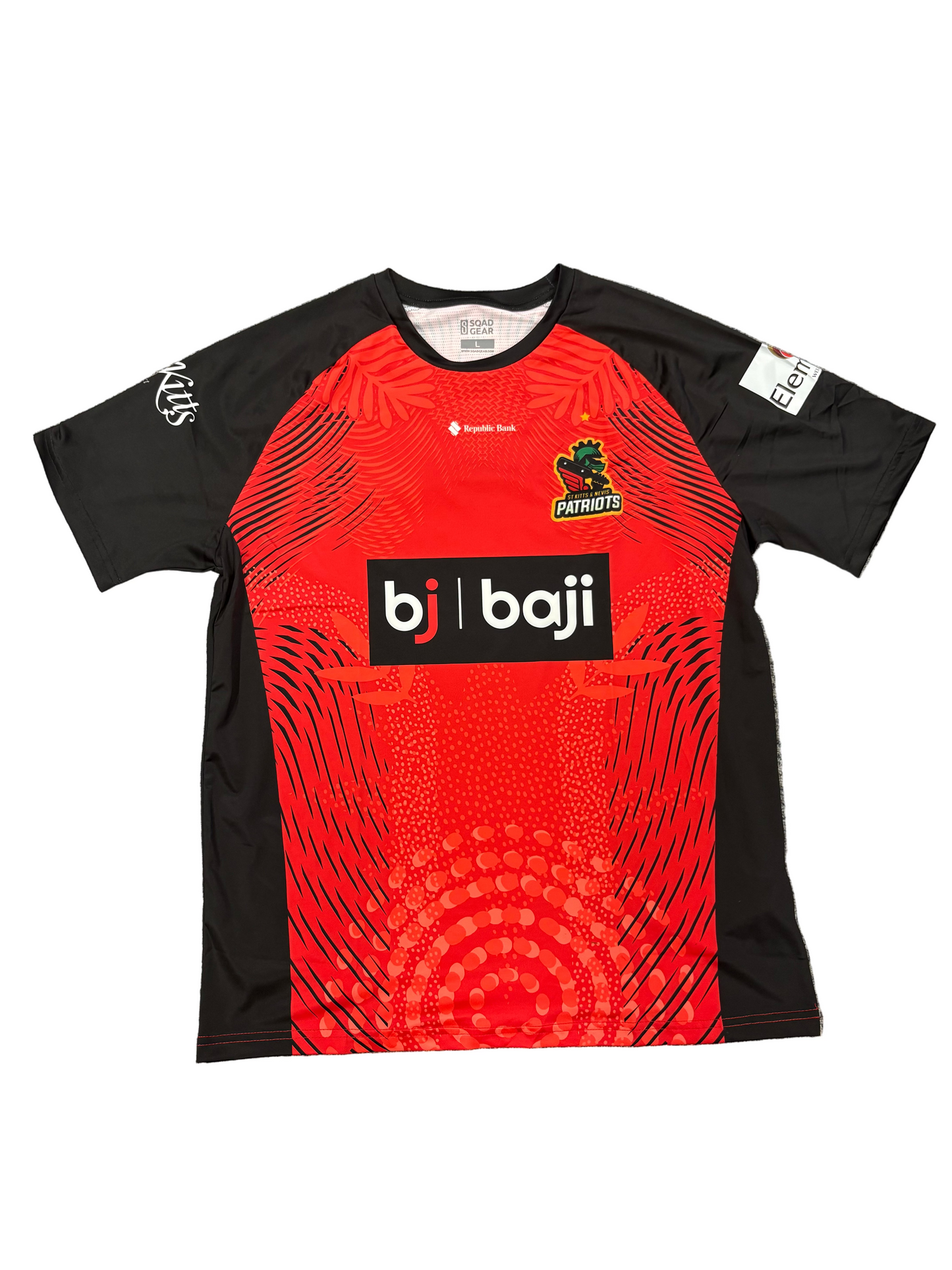 St Kitts & Nevis Patriots CPL Player Issue SS Training T-Shirt